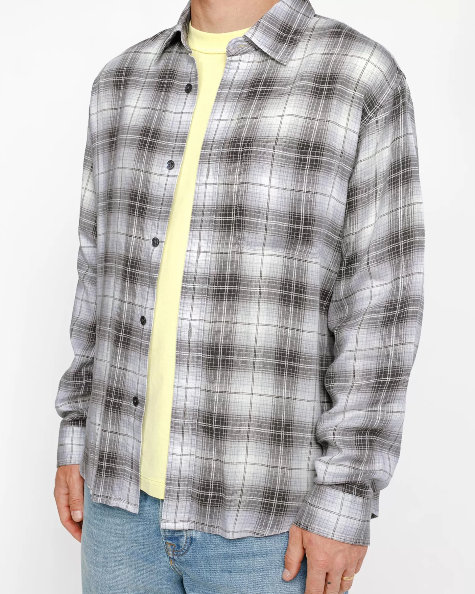 Cheap Stüssy MATTHEW SHIRT LG PRINTED PLAID Brown