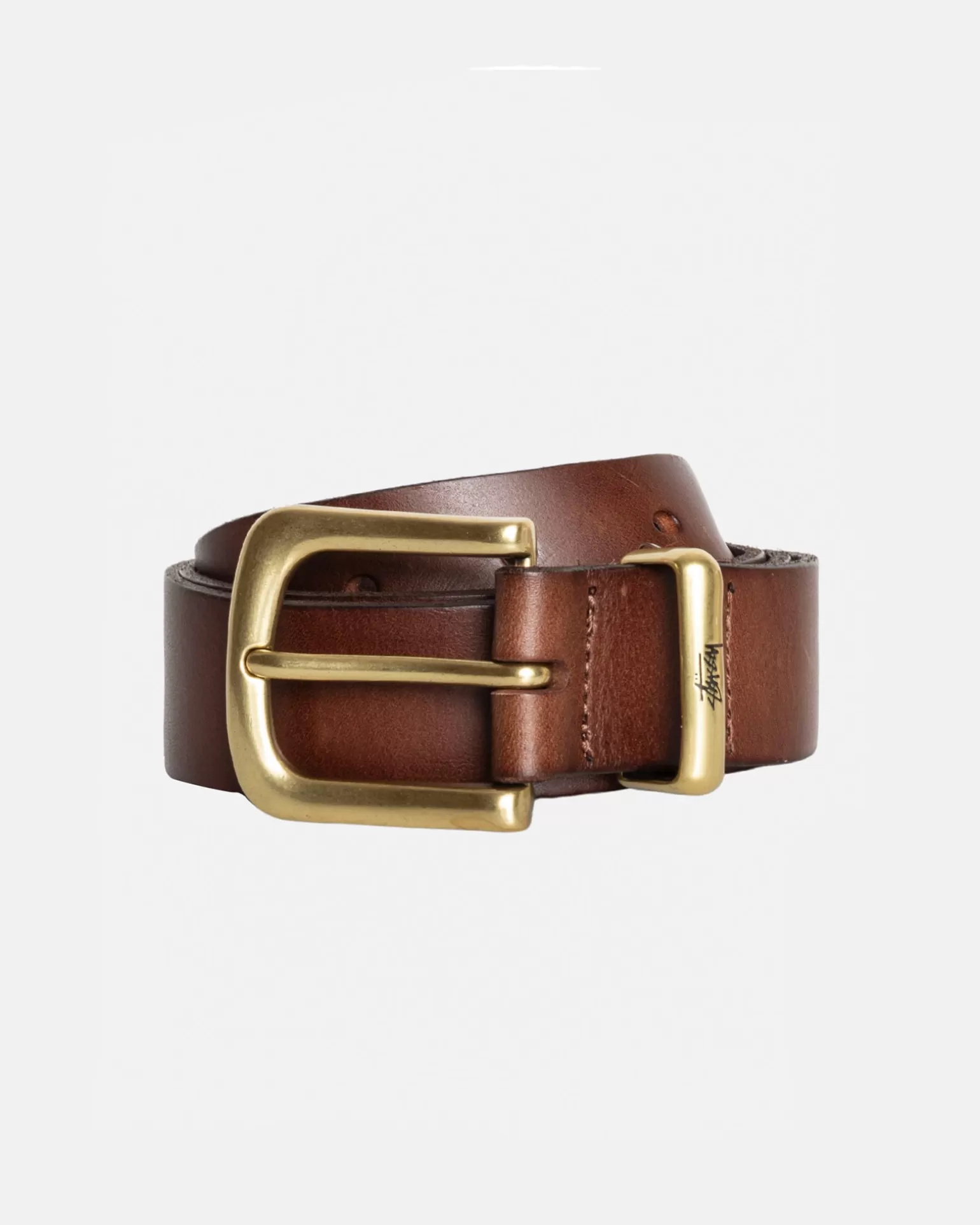 Cheap Stüssy METAL S TIP BELT Desert
