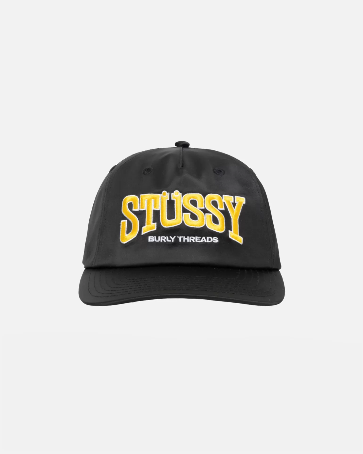 Hot Stüssy MID DEPTH BURLY THREADS SNAPBACK Black