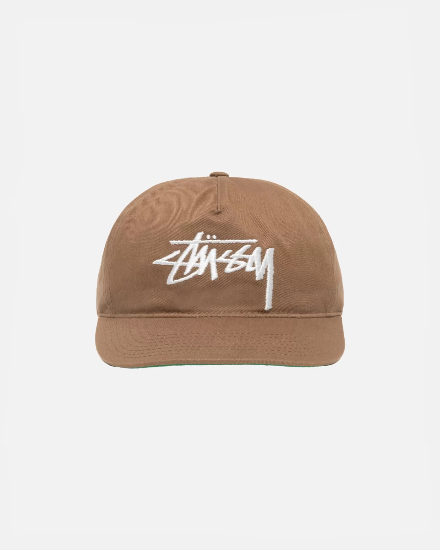 Discount Stüssy MID-DEPTH BIG STOCK SNAPBACK Brown