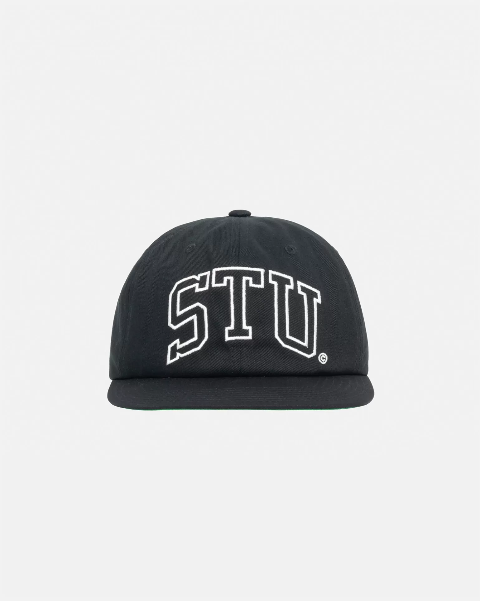 Best Sale Stüssy MID-DEPTH STU ARCH STRAPBACK Shadow Black