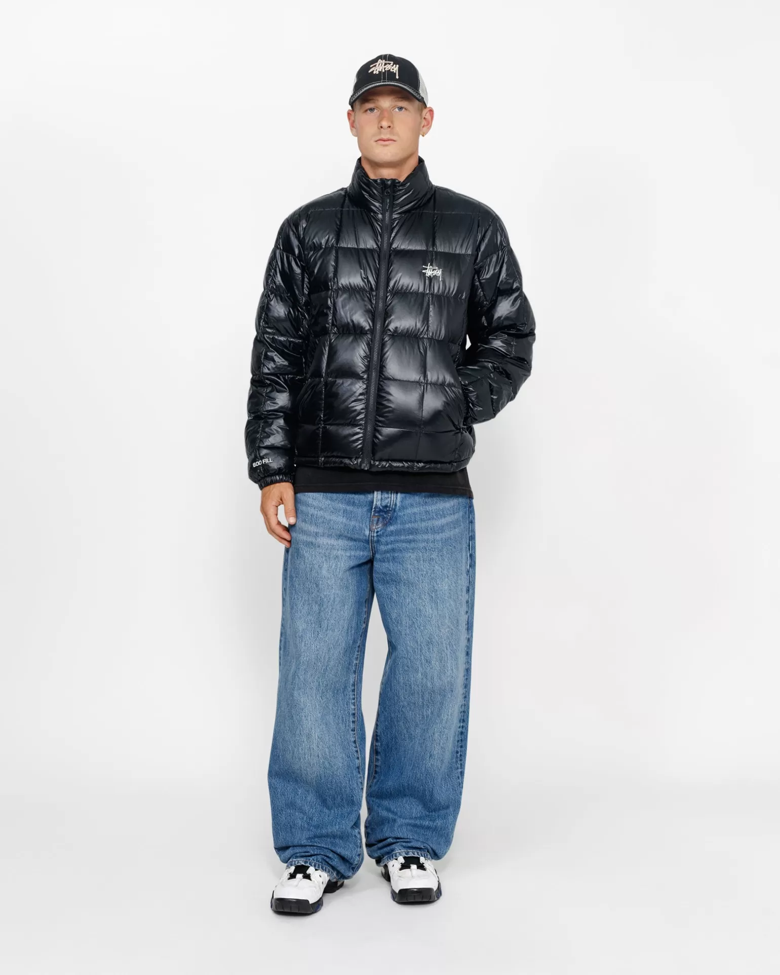 Cheap Stüssy MIDWEIGHT PUFFER Black