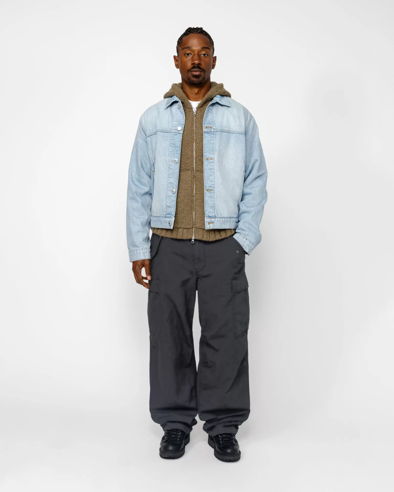 Hot Stüssy MILITARY CARGO PANT RIPSTOP Black