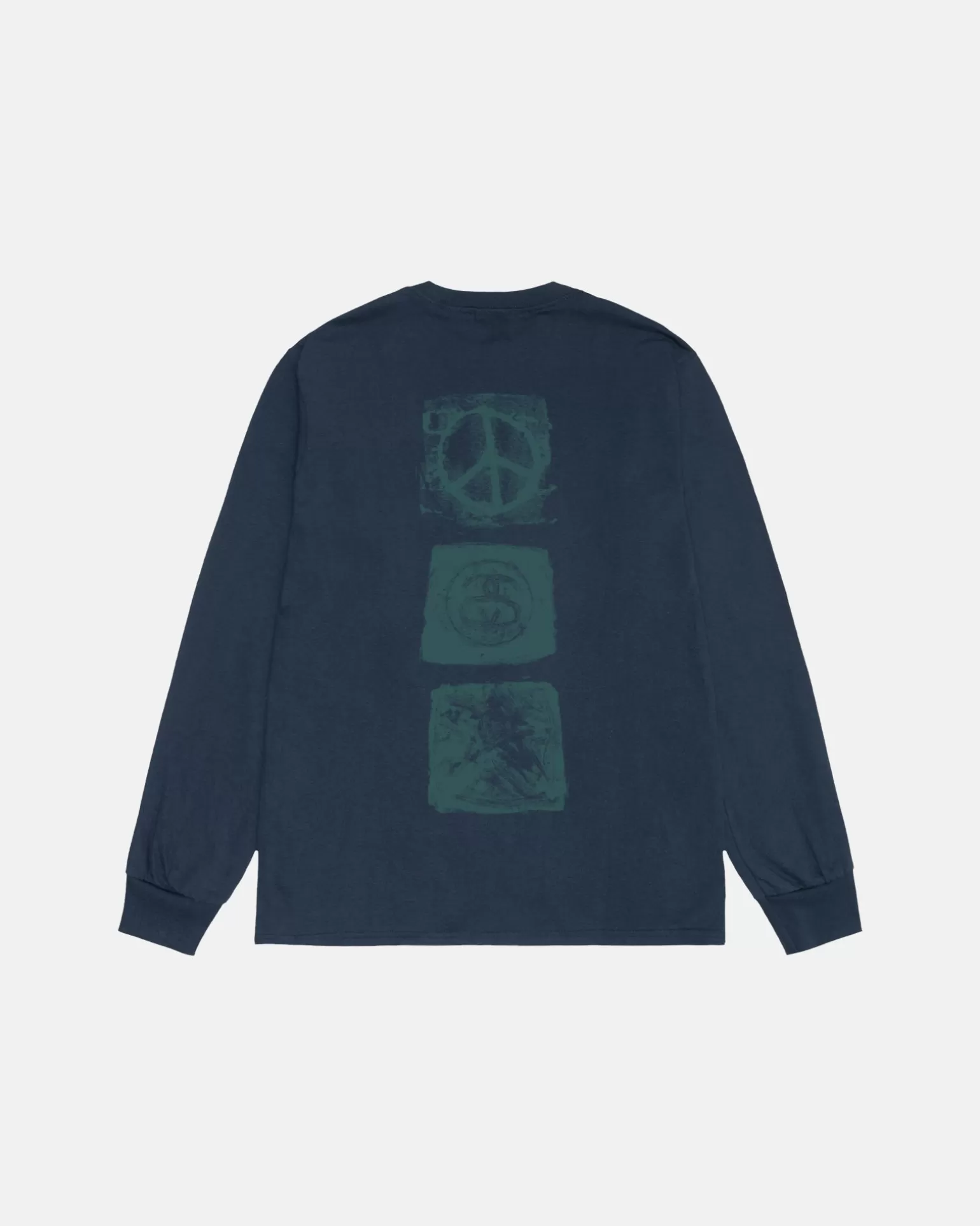Best Stüssy MONO LS TEE Navy