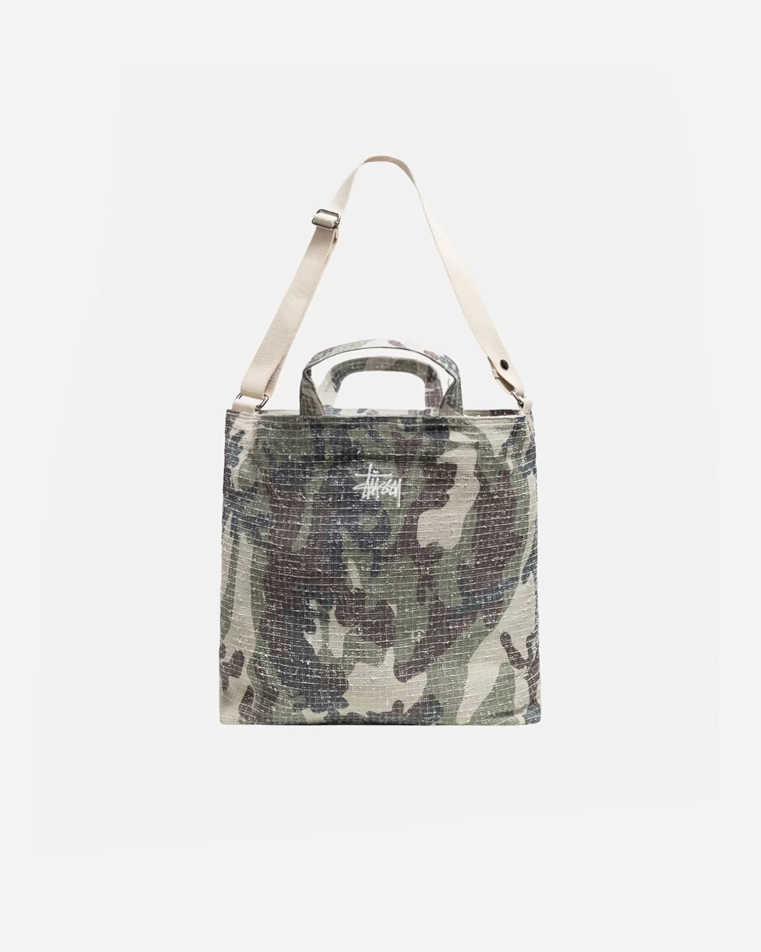 Shop Stüssy NEEDLE PUNCH CROSSBODY BAG Camo