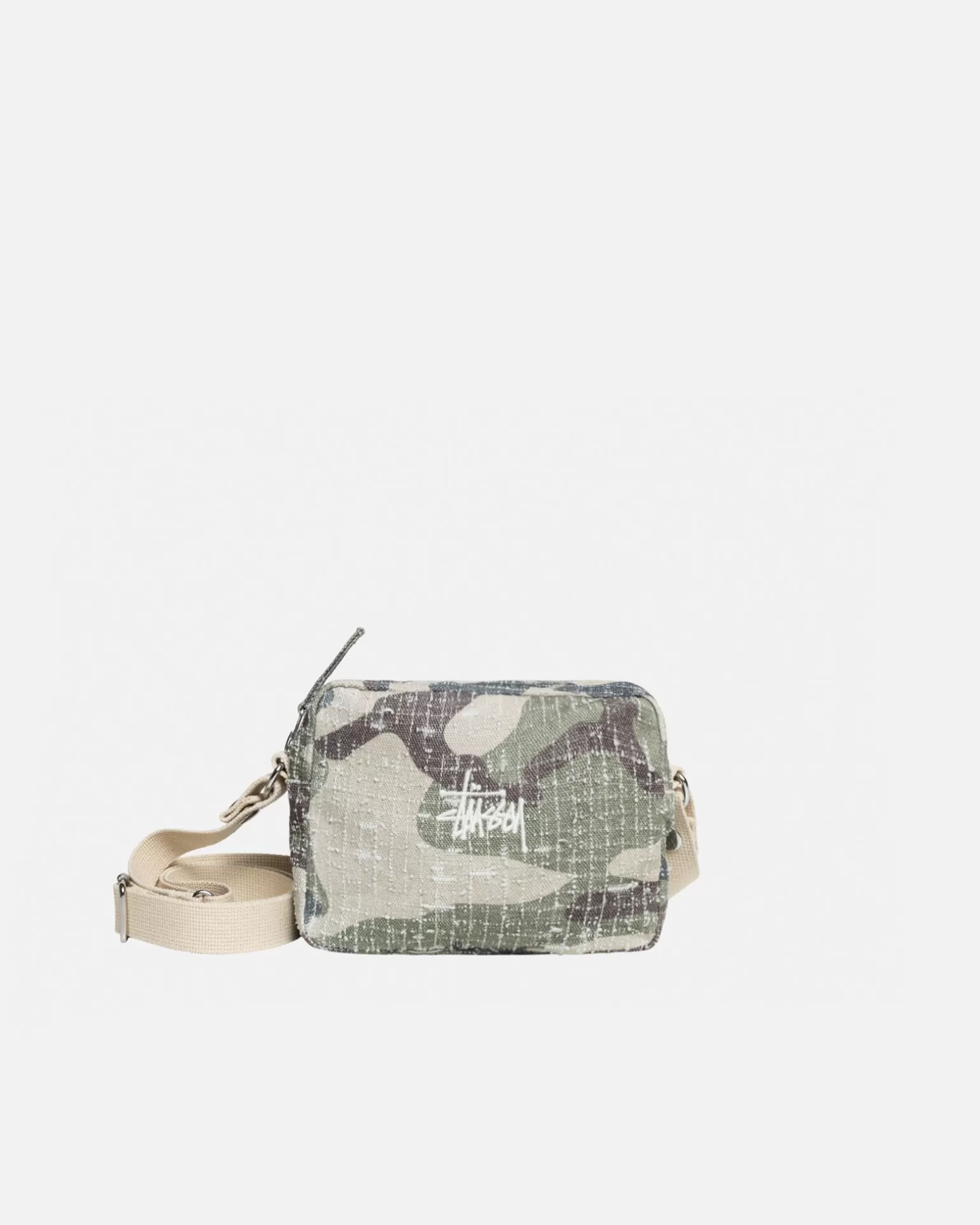 Fashion Stüssy NEEDLE PUNCH SIDE POUCH Camo