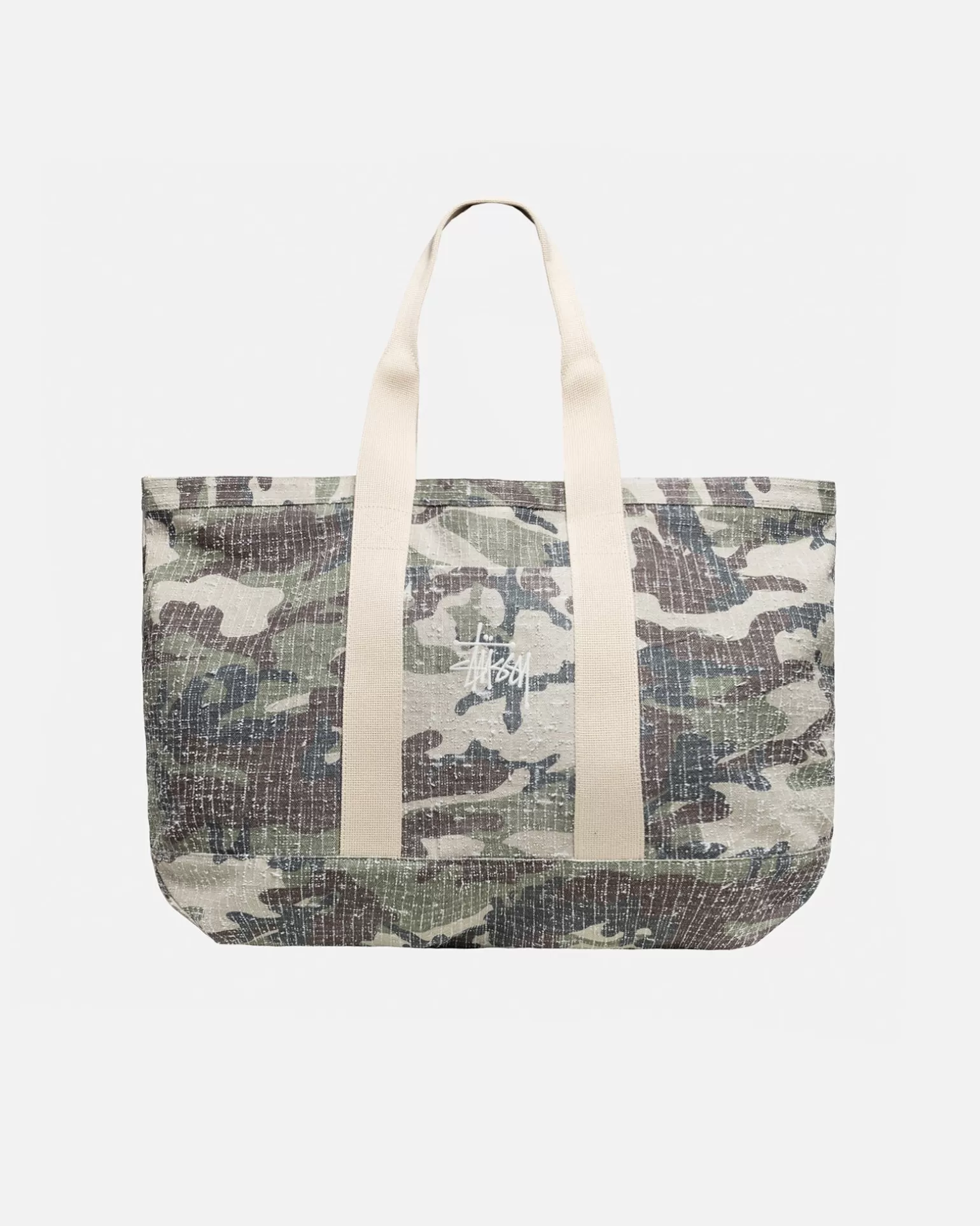 Online Stüssy NEEDLE PUNCH XL TOTE BAG Camo