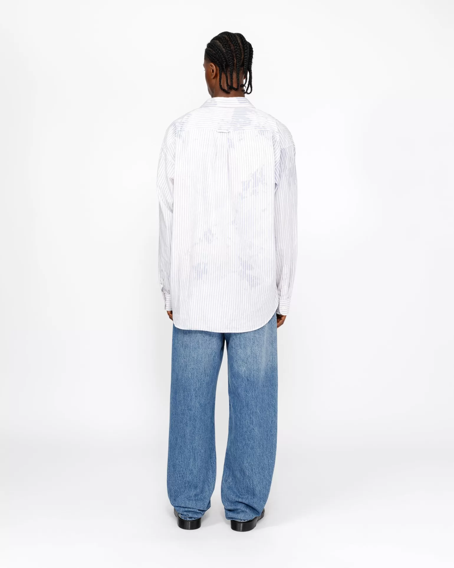 Shop Stüssy NEW CLASSIC JEAN DENIM Medium Blue