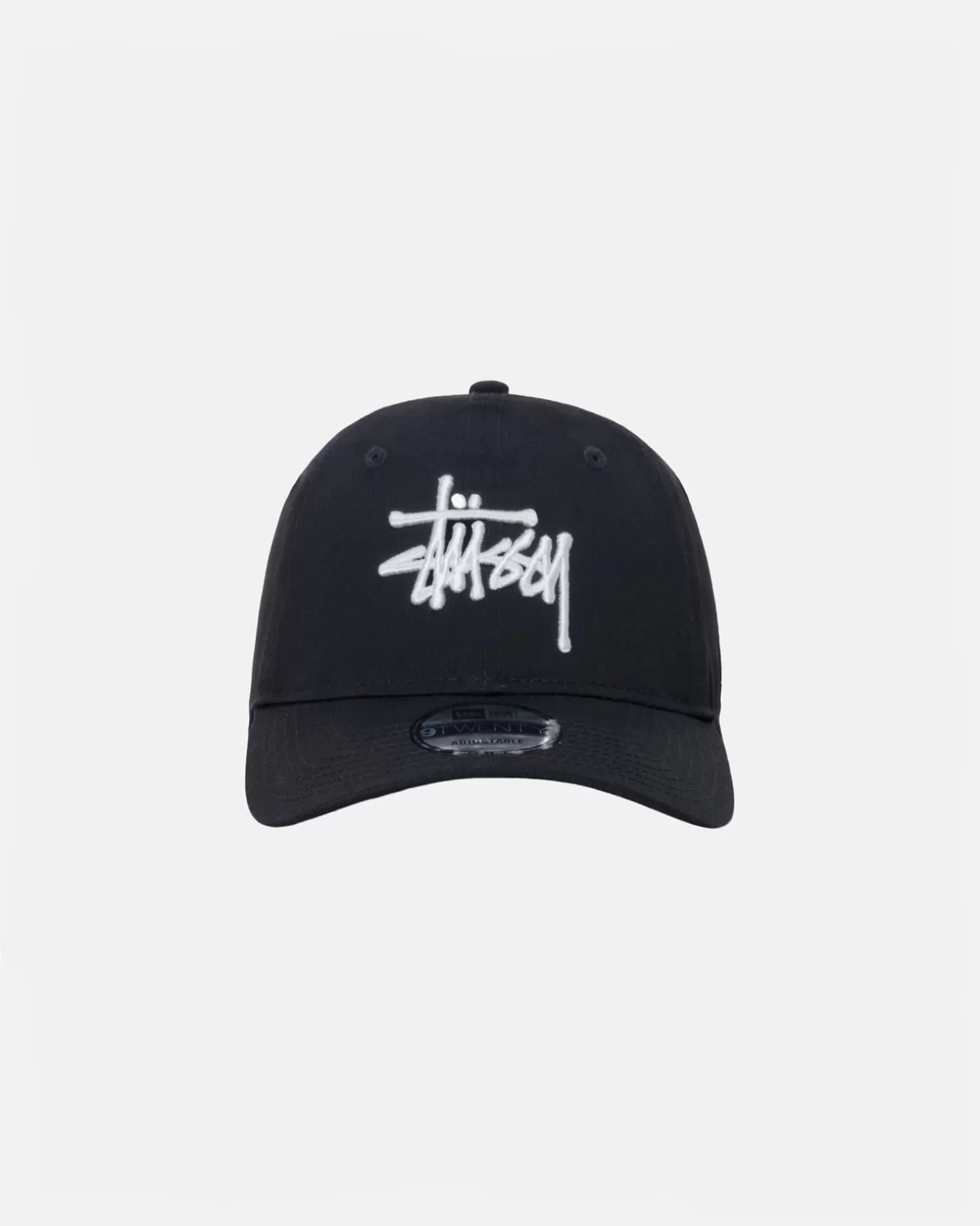 Shop Stüssy NEW ERA 9TWENTY BASIC STRAPBACK Black