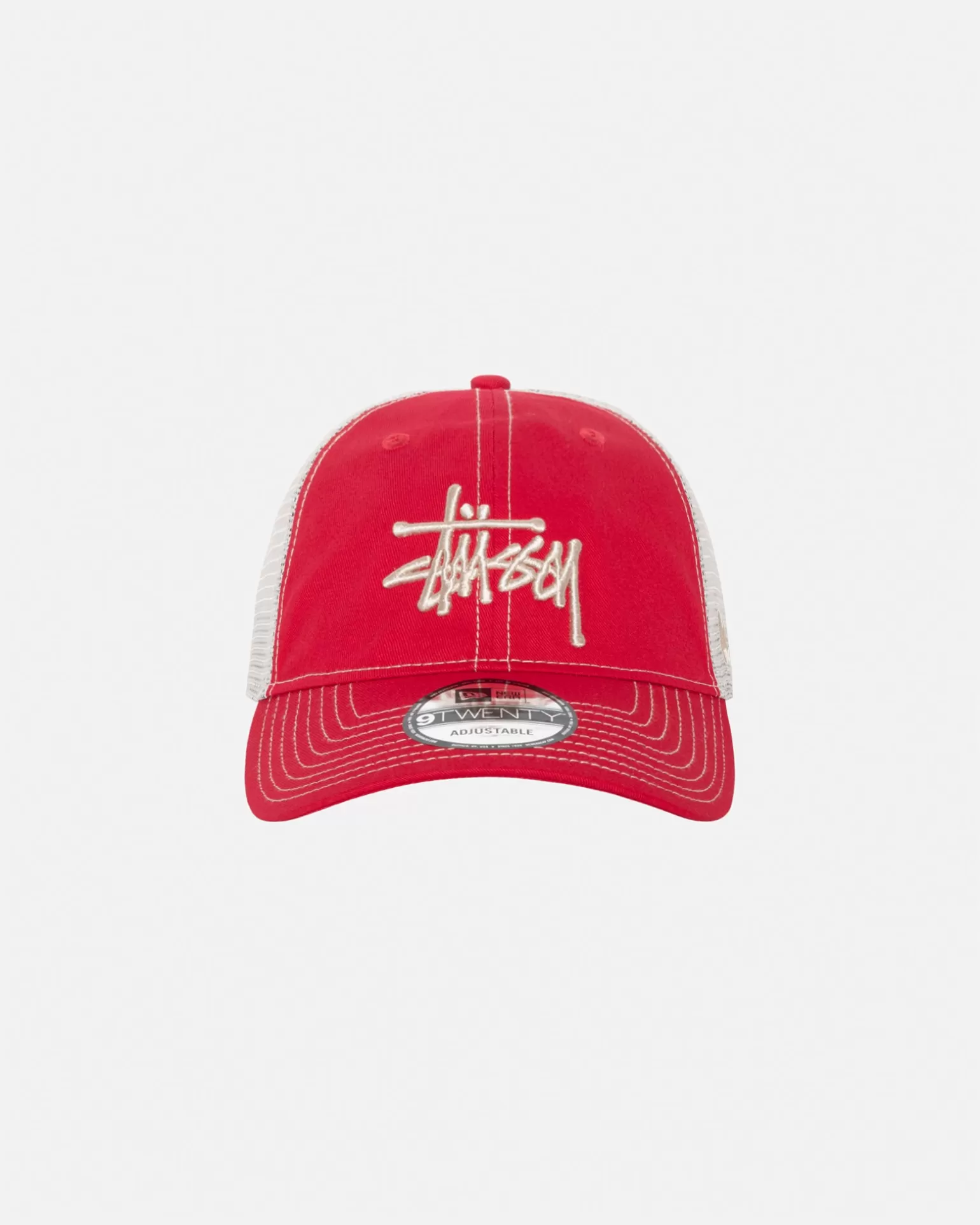 Best Stüssy NEW ERA 9TWENTY BASIC TRUCKER Scarlet