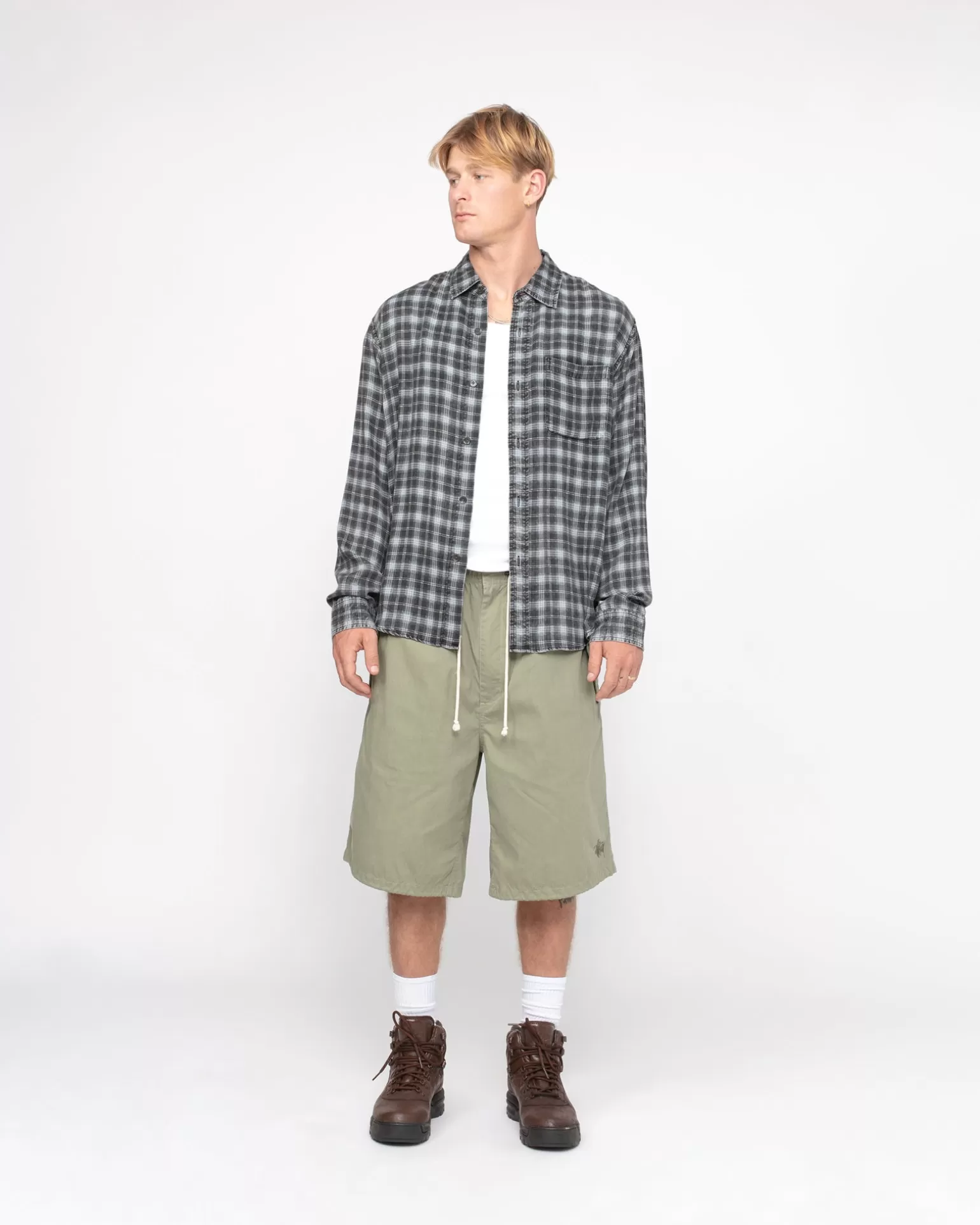 New Stüssy NYCO OVER SHORT Sage