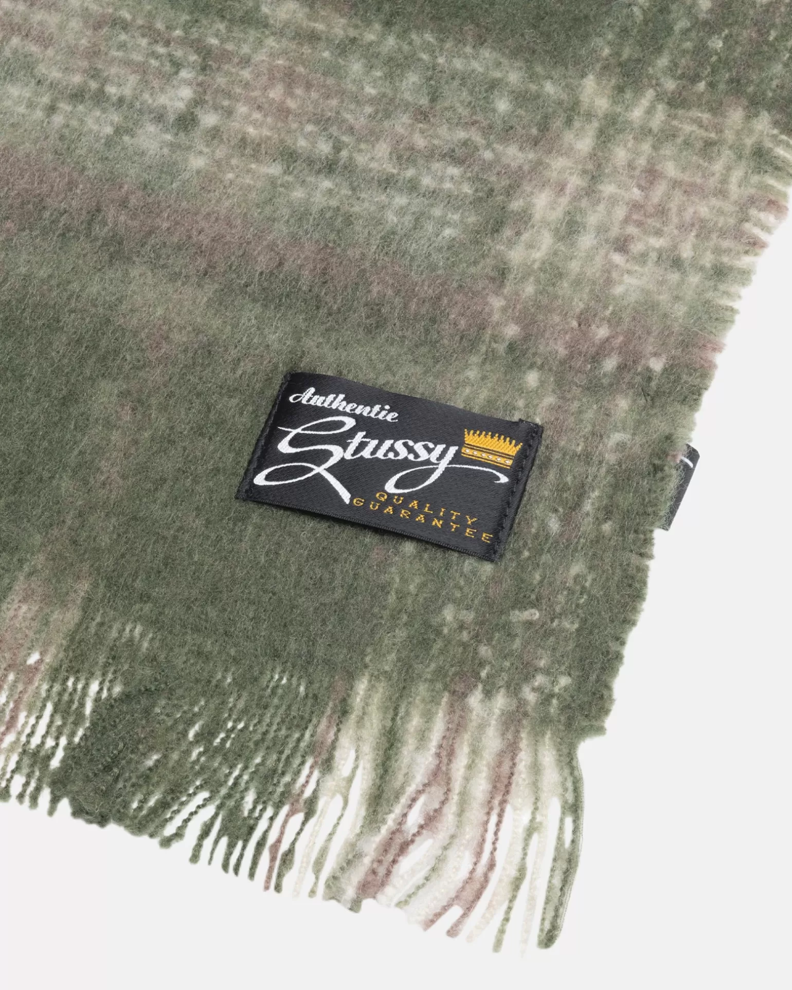 Cheap Stüssy PLAID SCARF Green Plaid