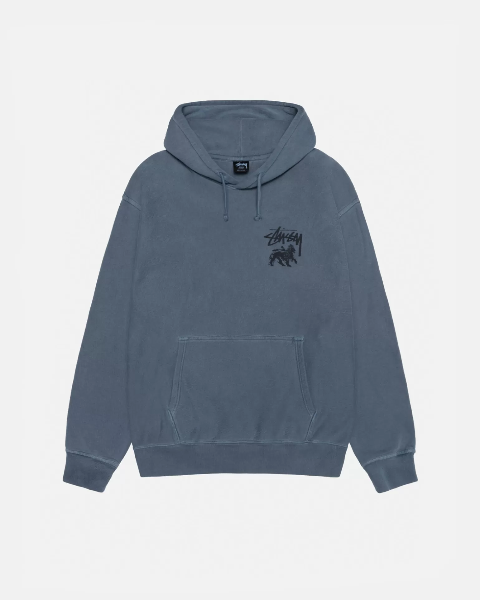 Flash Sale Stüssy RASTA LION HOODIE PIGMENT DYED Navy