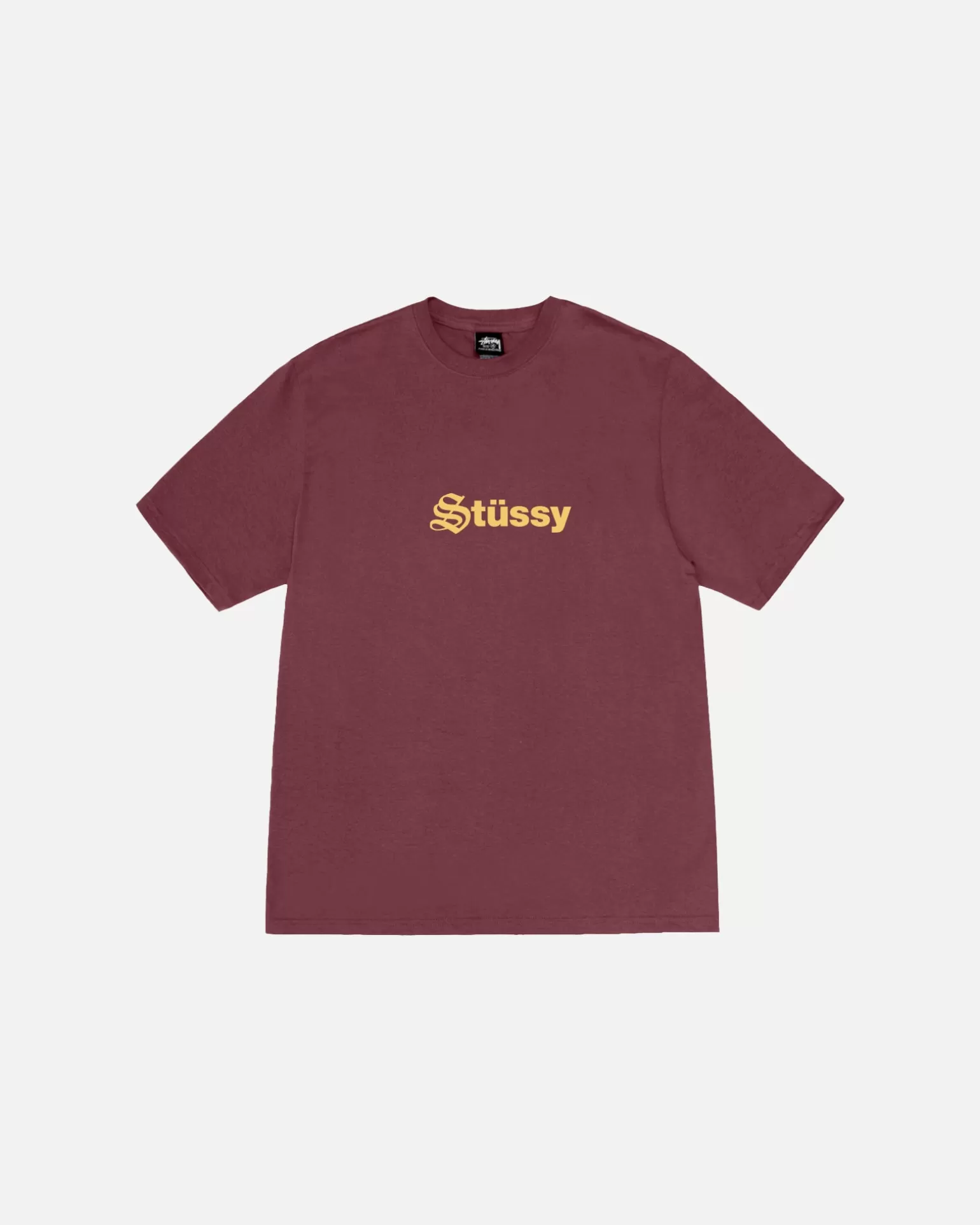 Fashion Stüssy REFORMED TEE Oxblood