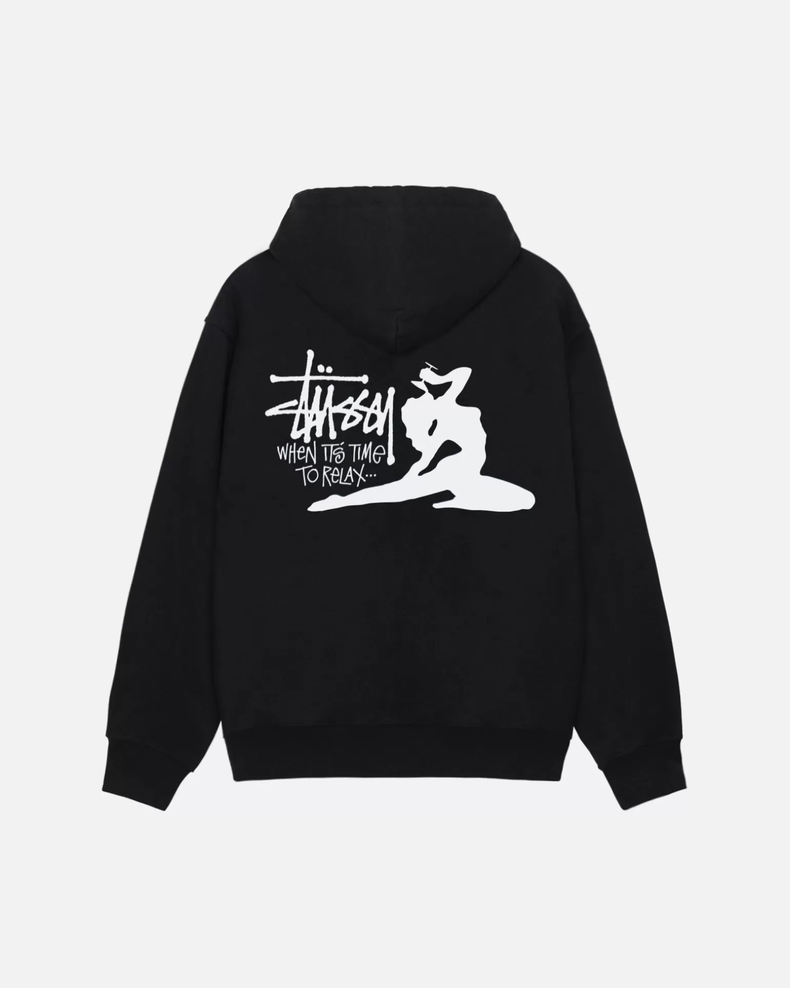 Shop Stüssy RELAX HOODIE Black