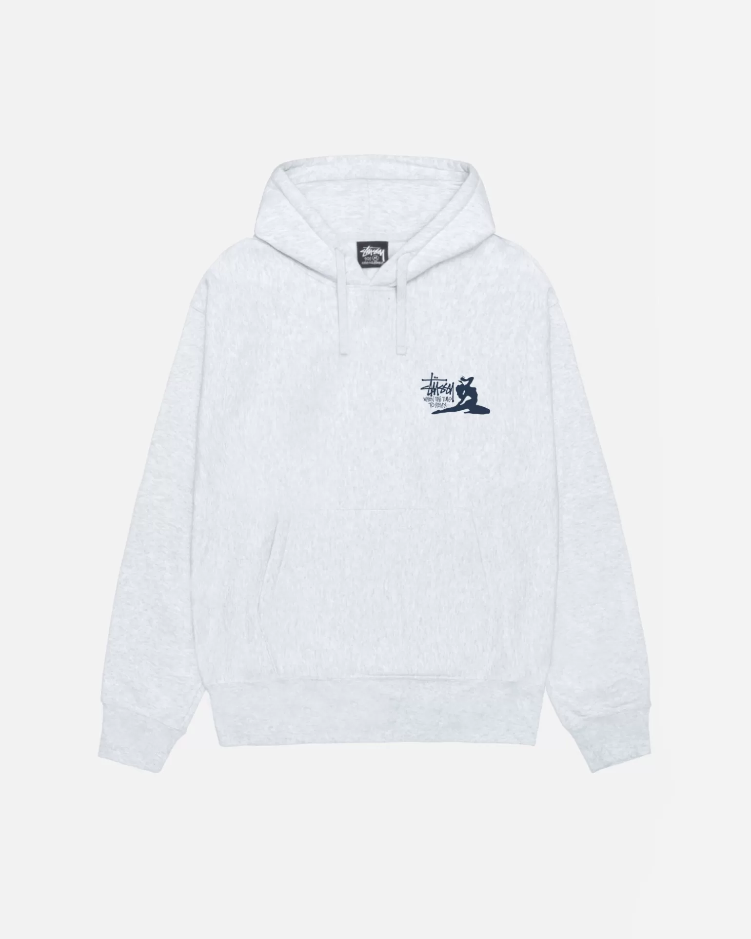 Flash Sale Stüssy RELAX HOODIE Ash Heather
