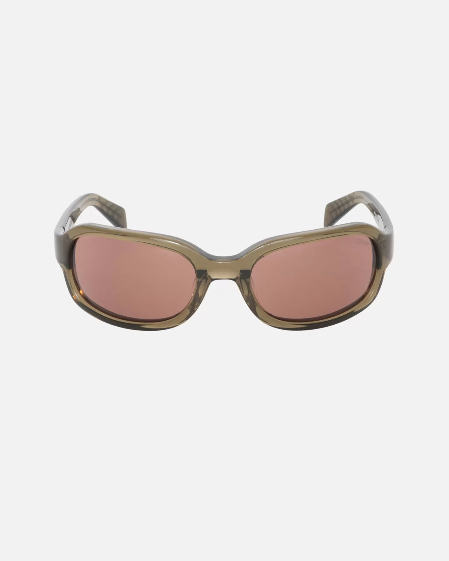Shop Stüssy ROME SUNGLASSES Brown / Pink Lens