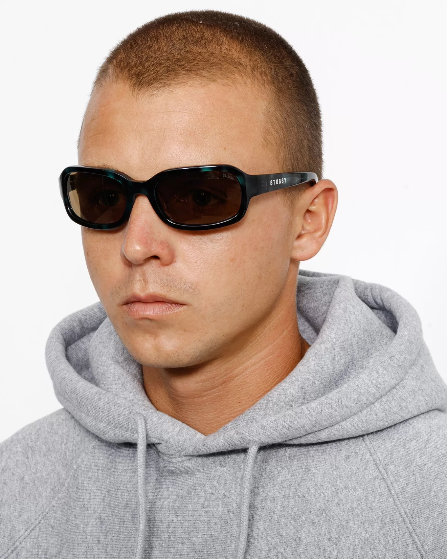 Online Stüssy ROME SUNGLASSES Green Tortoise/Olive Lens