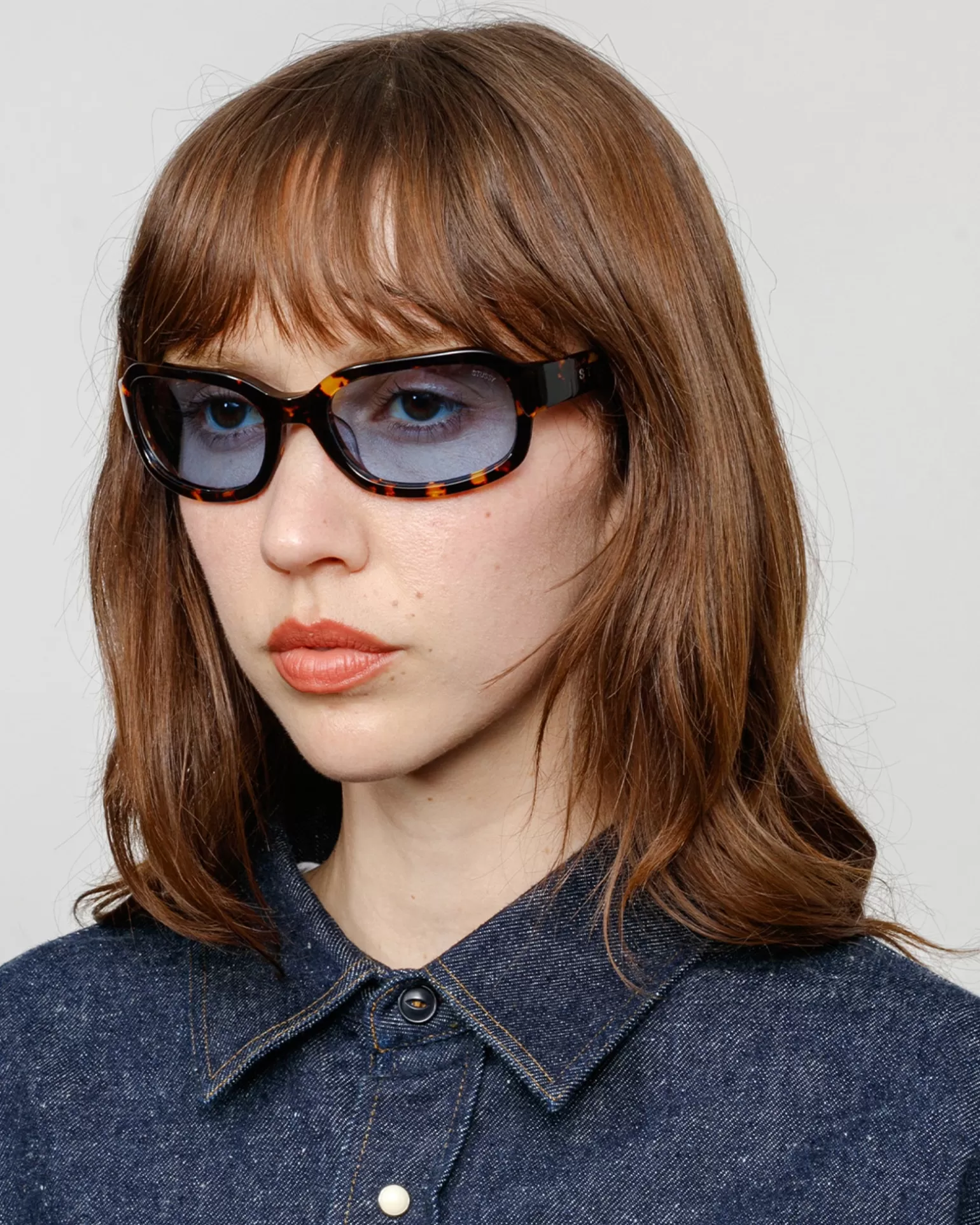 Online Stüssy ROME SUNGLASSES Tortoise / Blue Lens