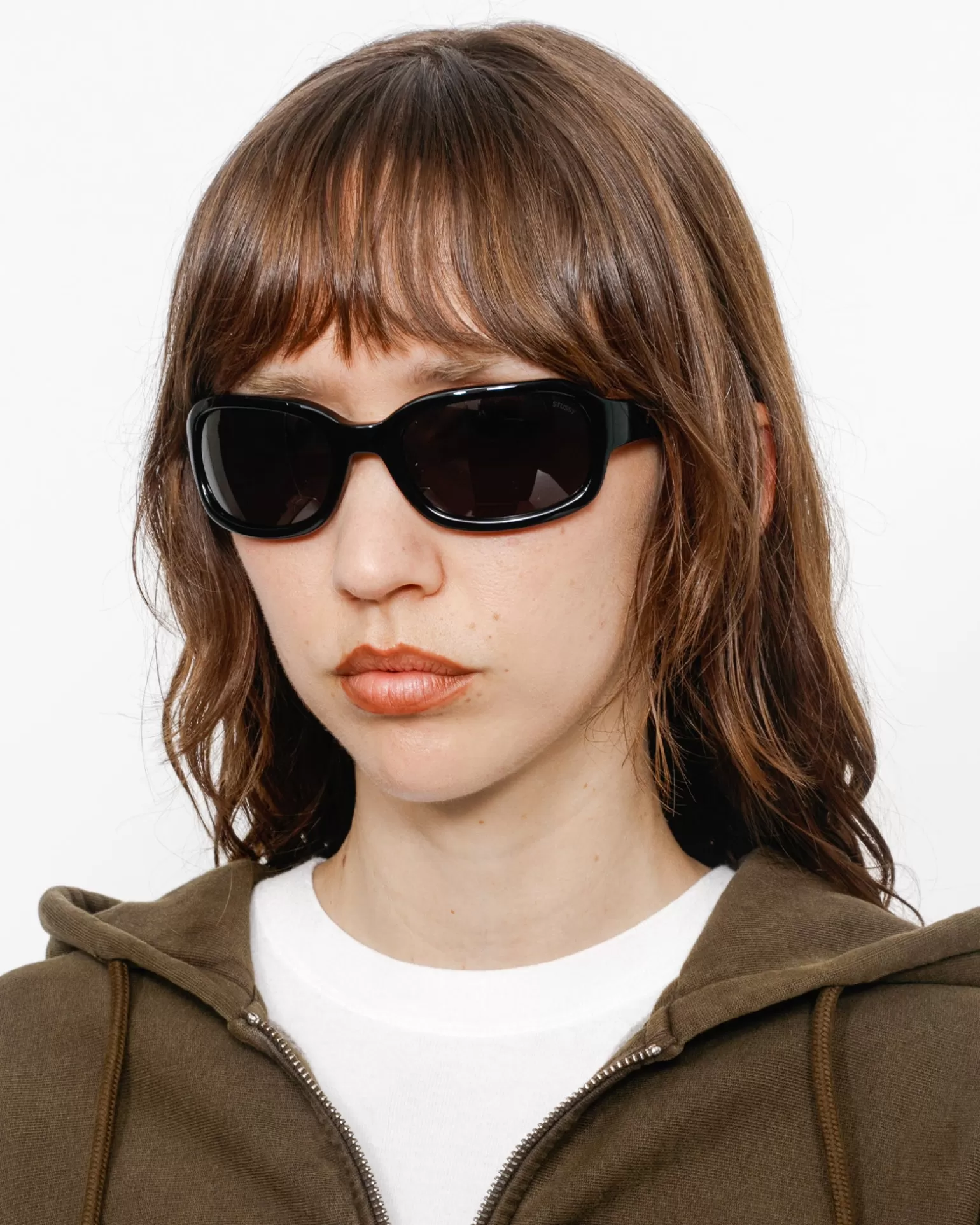 Cheap Stüssy ROME SUNGLASSES Black/Black Lens