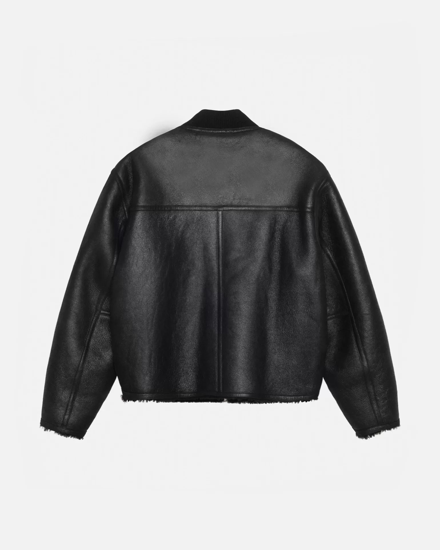 Cheap Stüssy SHEARLING REVERSIBLE BOMBER Black