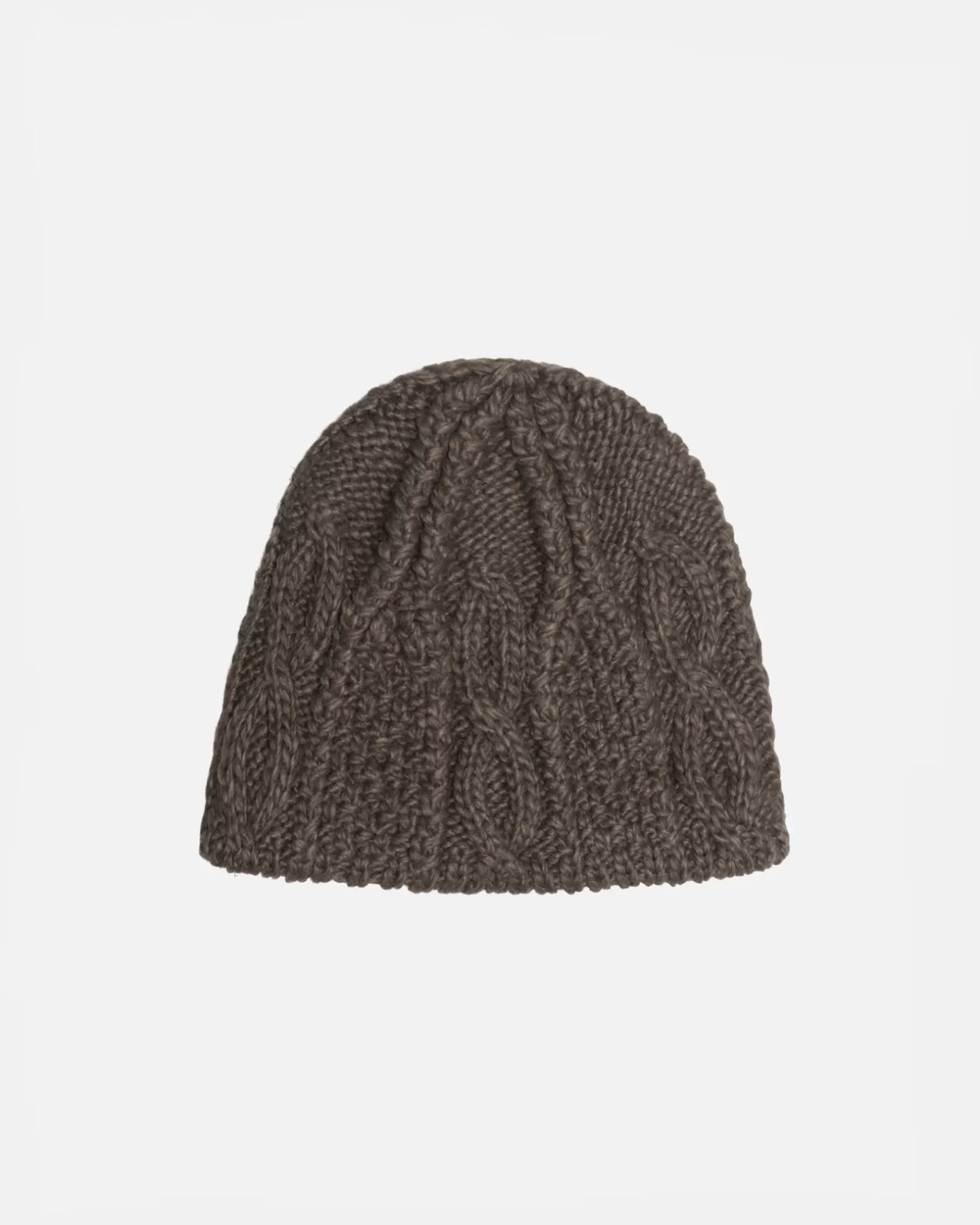 Fashion Stüssy SKULLCAP CABLE KNIT Brown