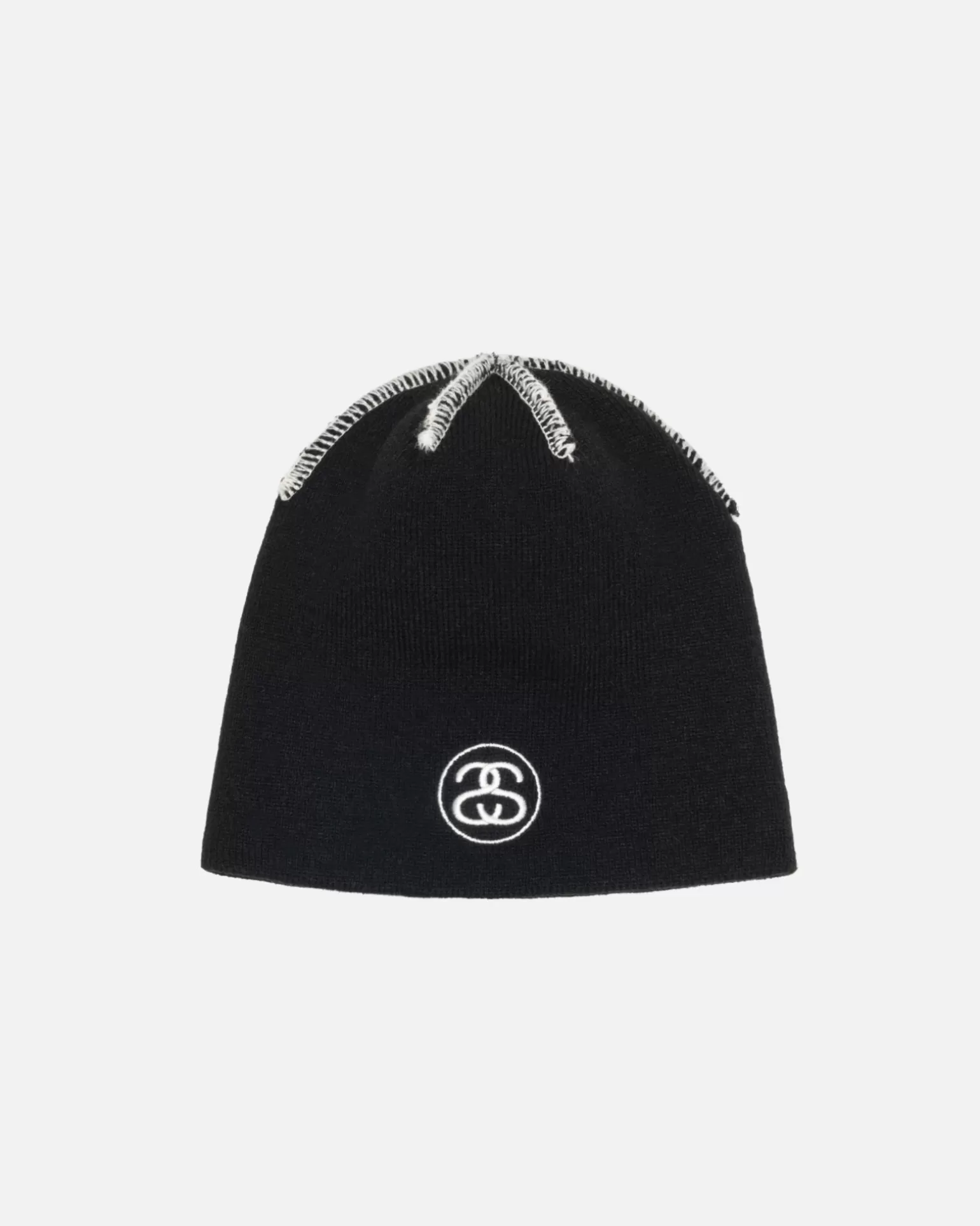Online Stüssy SKULLCAP EXPOSED STITCH Black