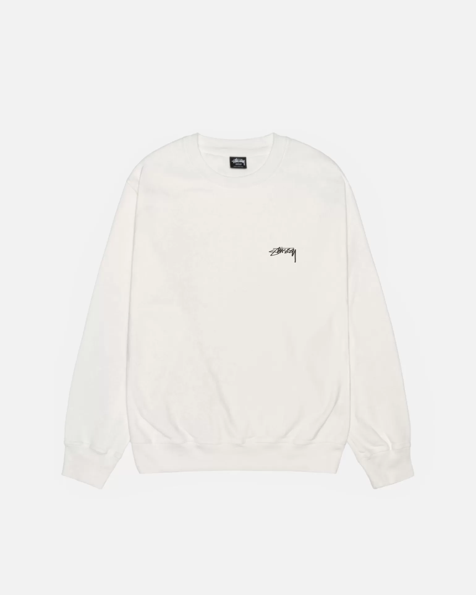 New Stüssy SMOOTH STOCK CREW PIGMENT DYED Natural