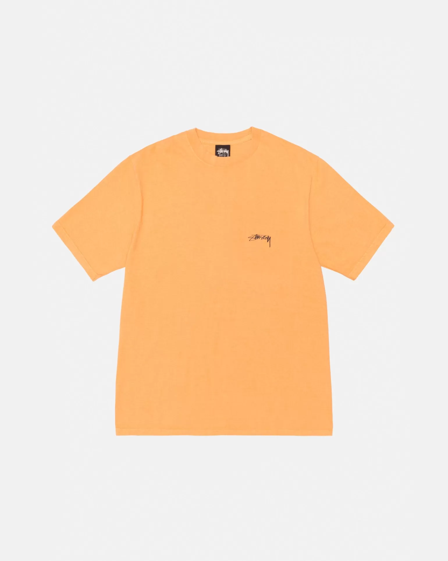 Fashion Stüssy SMOOTH STOCK TEE PIGMENT DYED Orange