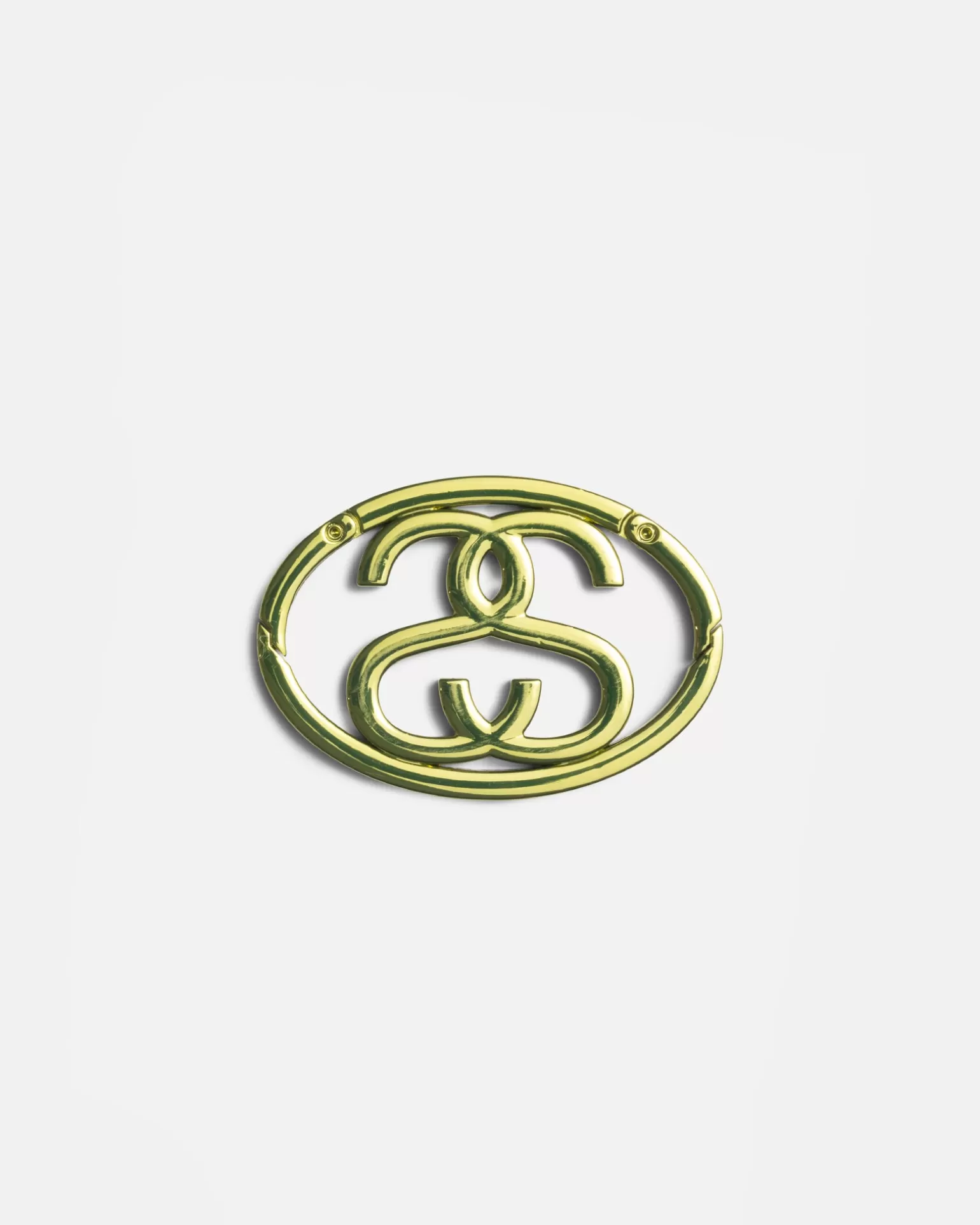 Store Stüssy SS LINK CARABINER Anodized Lime