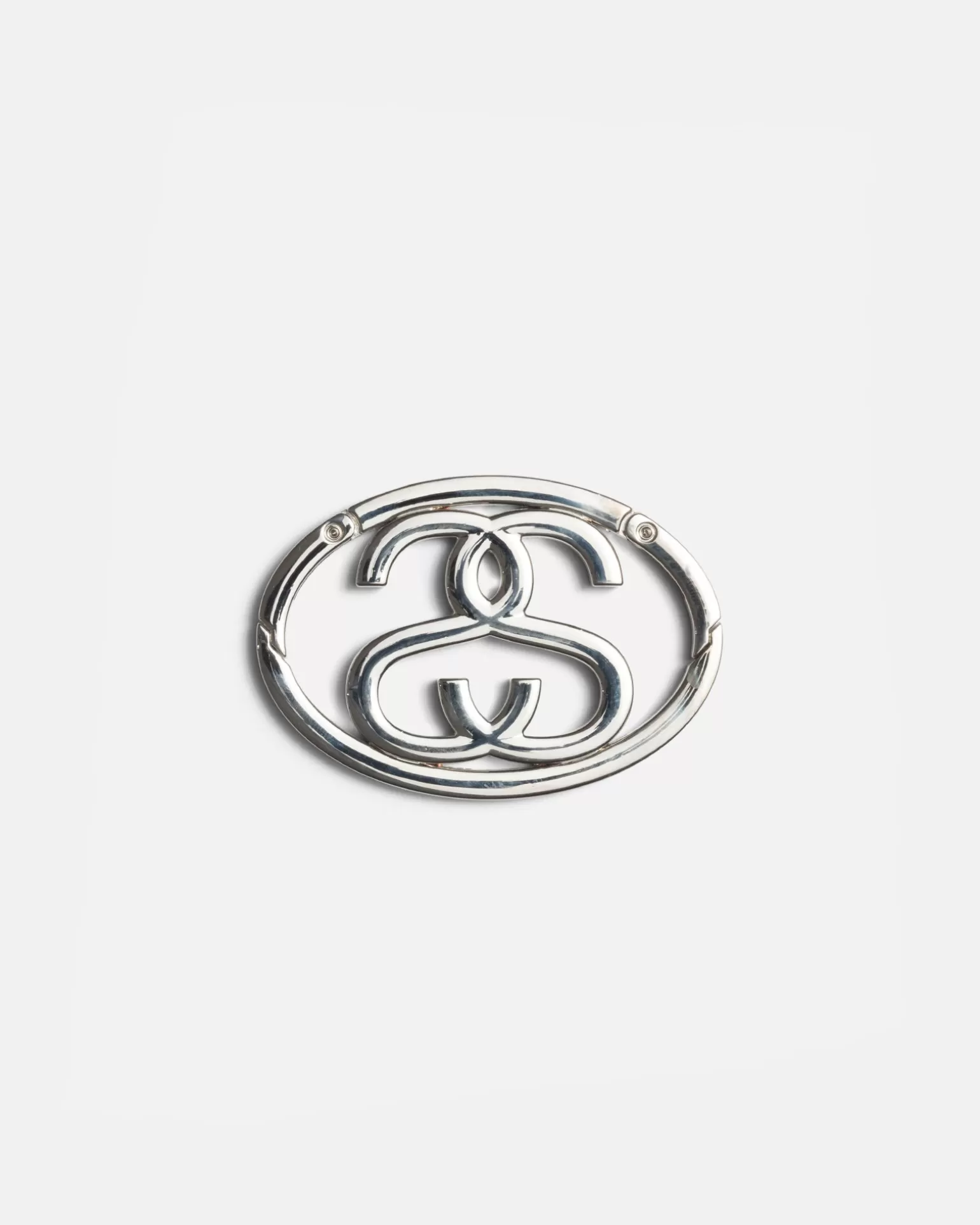 Shop Stüssy SS LINK CARABINER Silver