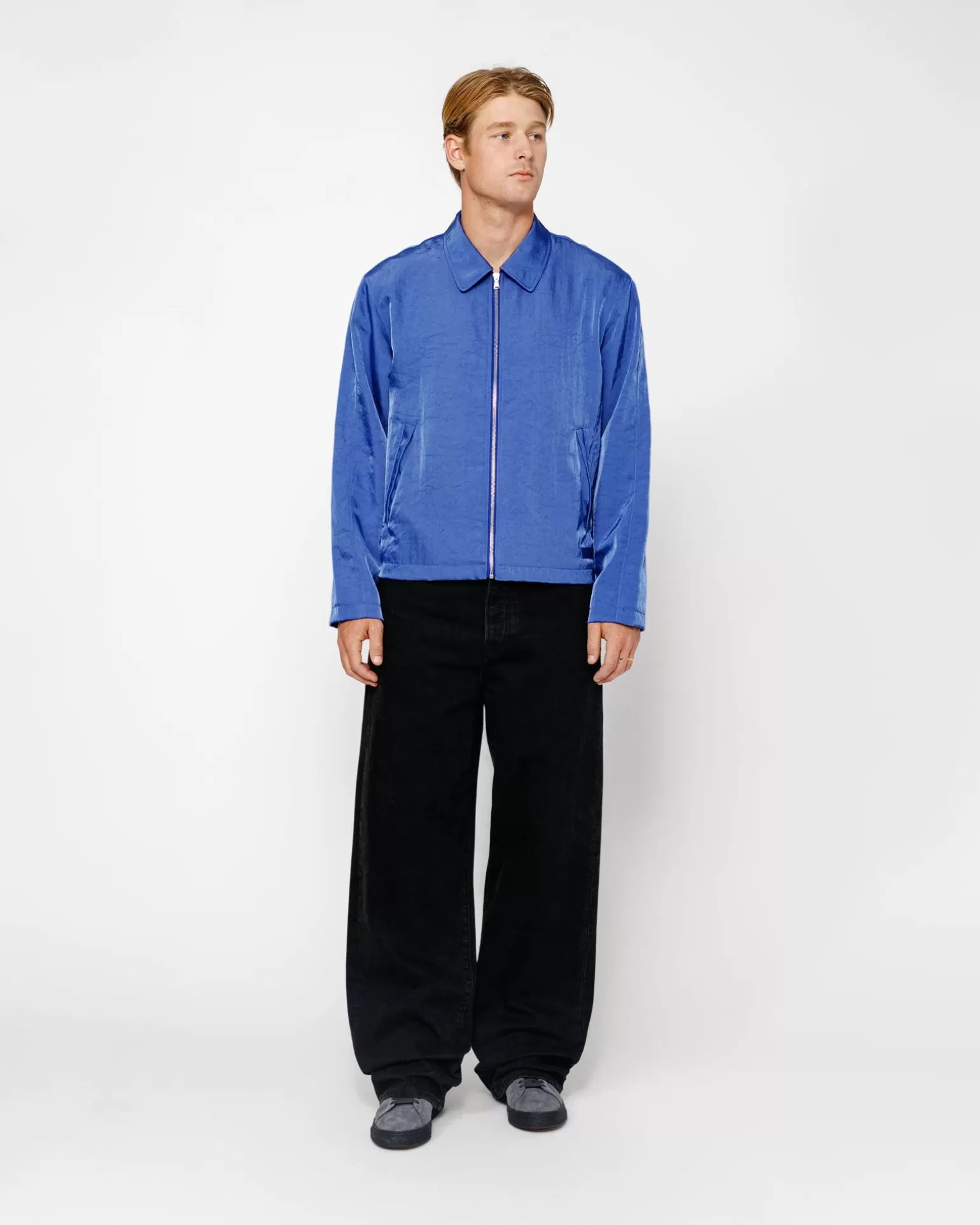 Store Stüssy SS LINK NYLON CLUB JACKET Royal