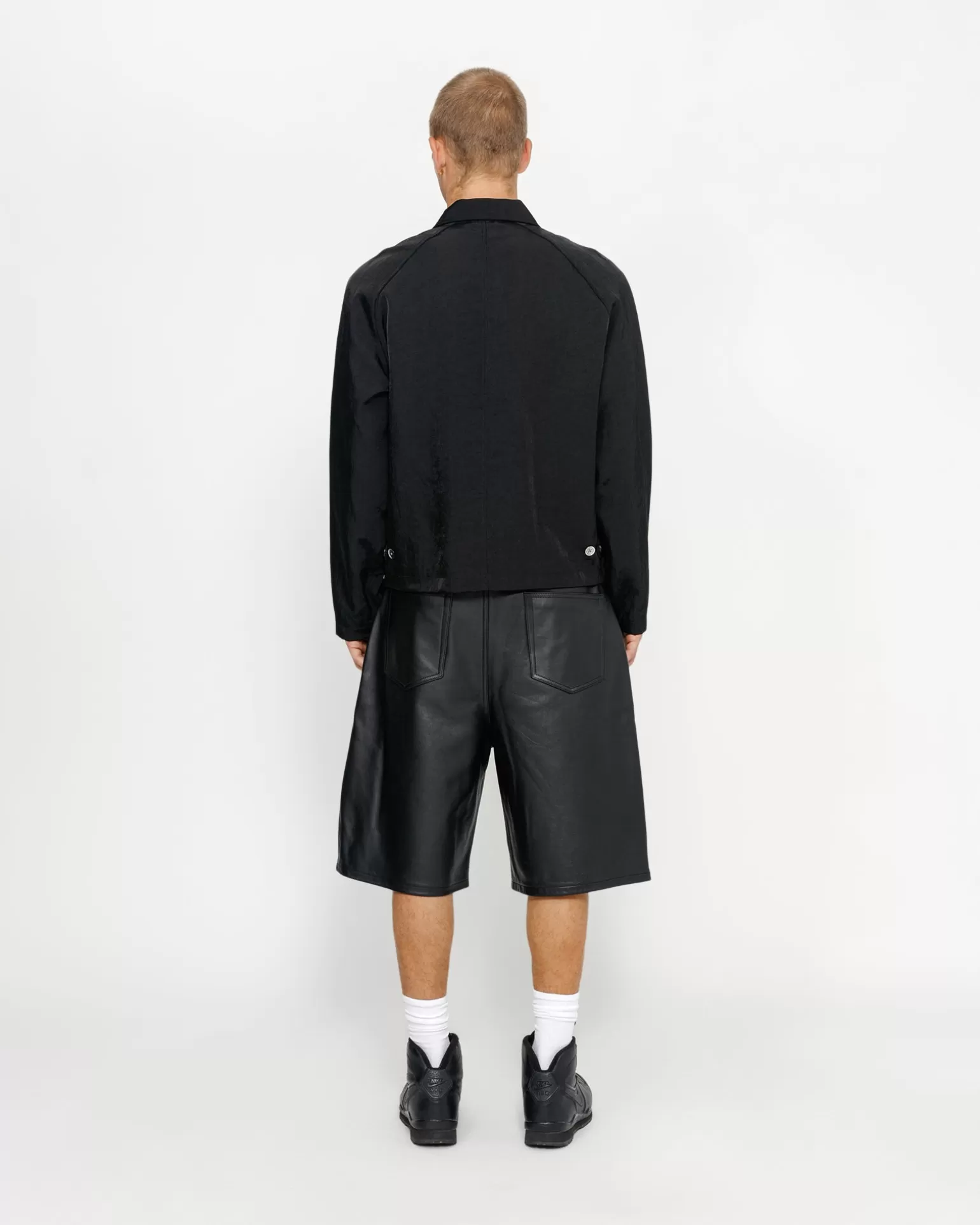 Sale Stüssy SS LINK NYLON CLUB JACKET Black
