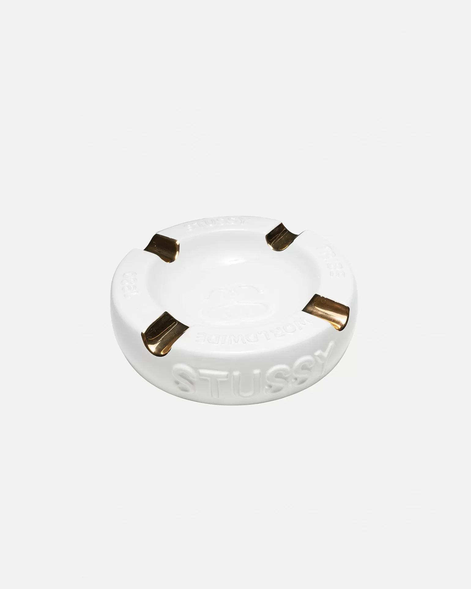 New Stüssy SS-LINK CIGAR ASHTRAY Ceramic White