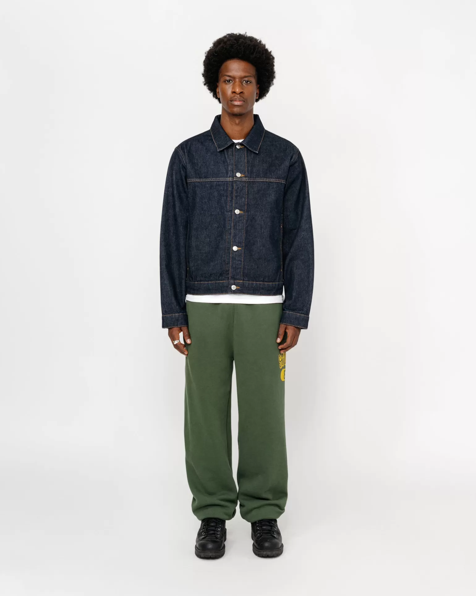 Store Stüssy STÜSSY 80 FLEECE PANT Pine