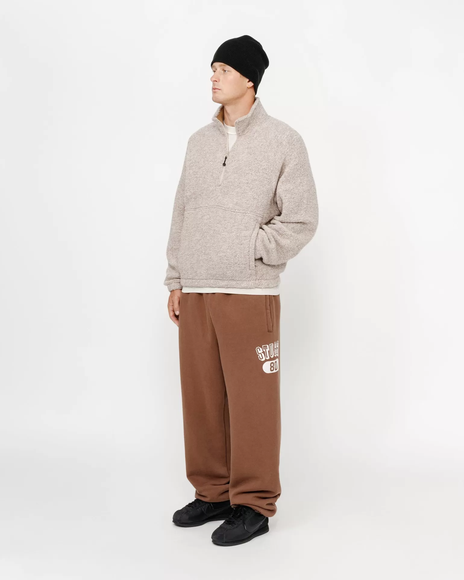 Store Stüssy STÜSSY 80 FLEECE PANT Brown