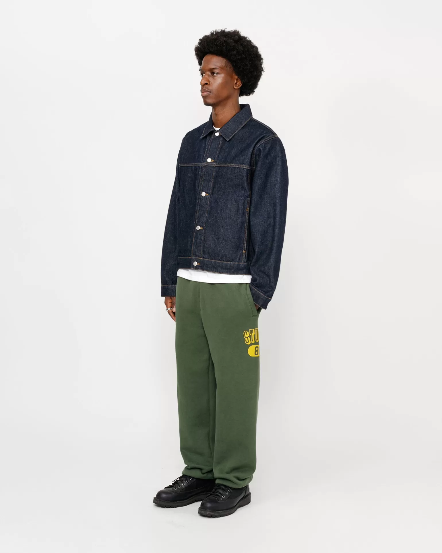 Store Stüssy STÜSSY 80 FLEECE PANT Pine