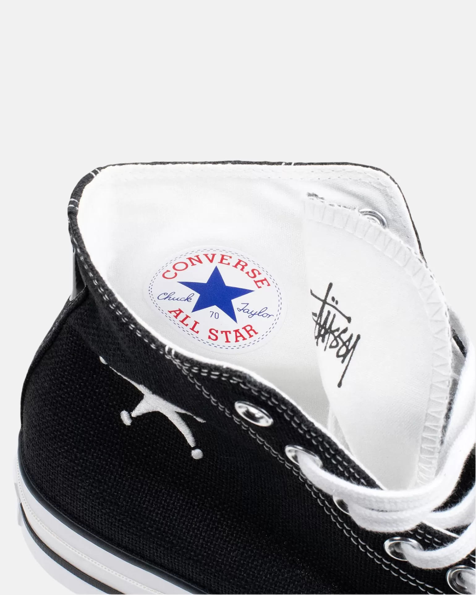 New Stüssy STÜSSY & CONVERSE CHUCK 70 HI Black/White