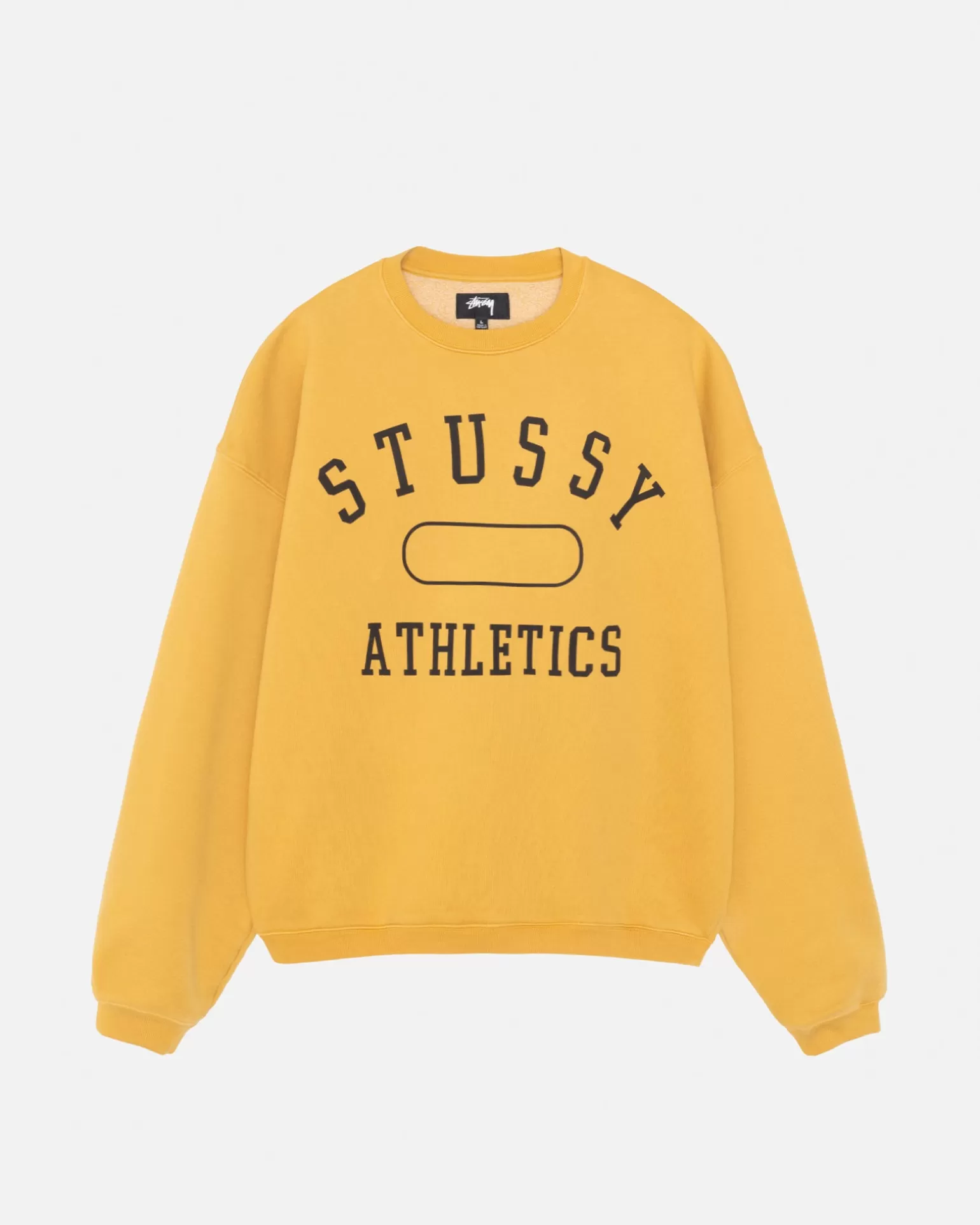 Clearance Stüssy STÜSSY ATHLETICS CREW Washed Gold