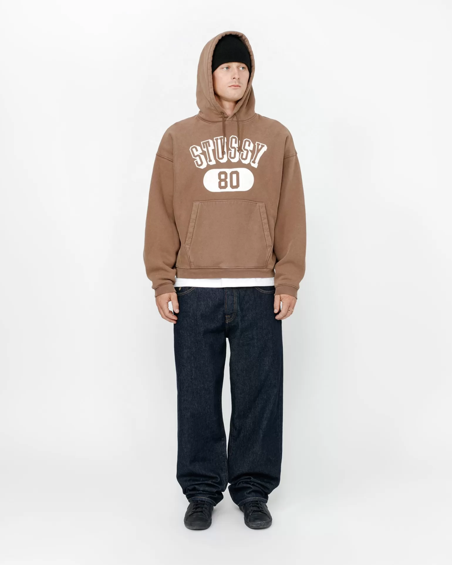 Fashion Stüssy STUSSY 80 RELAXED HOODIE Brown