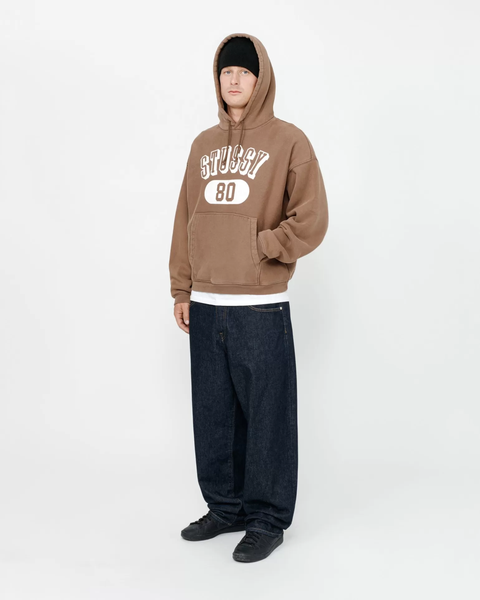 Fashion Stüssy STUSSY 80 RELAXED HOODIE Brown