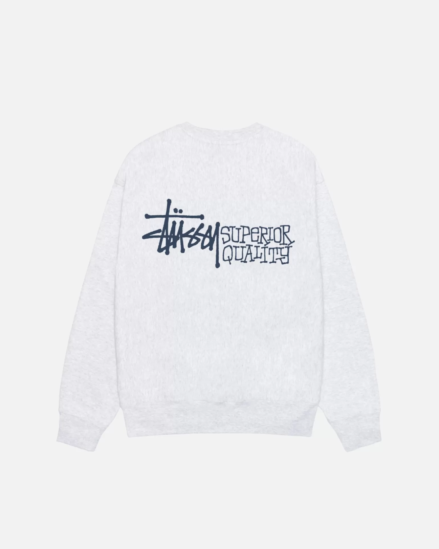 Online Stüssy SUPERIOR QUALITY CREW Ash Heather