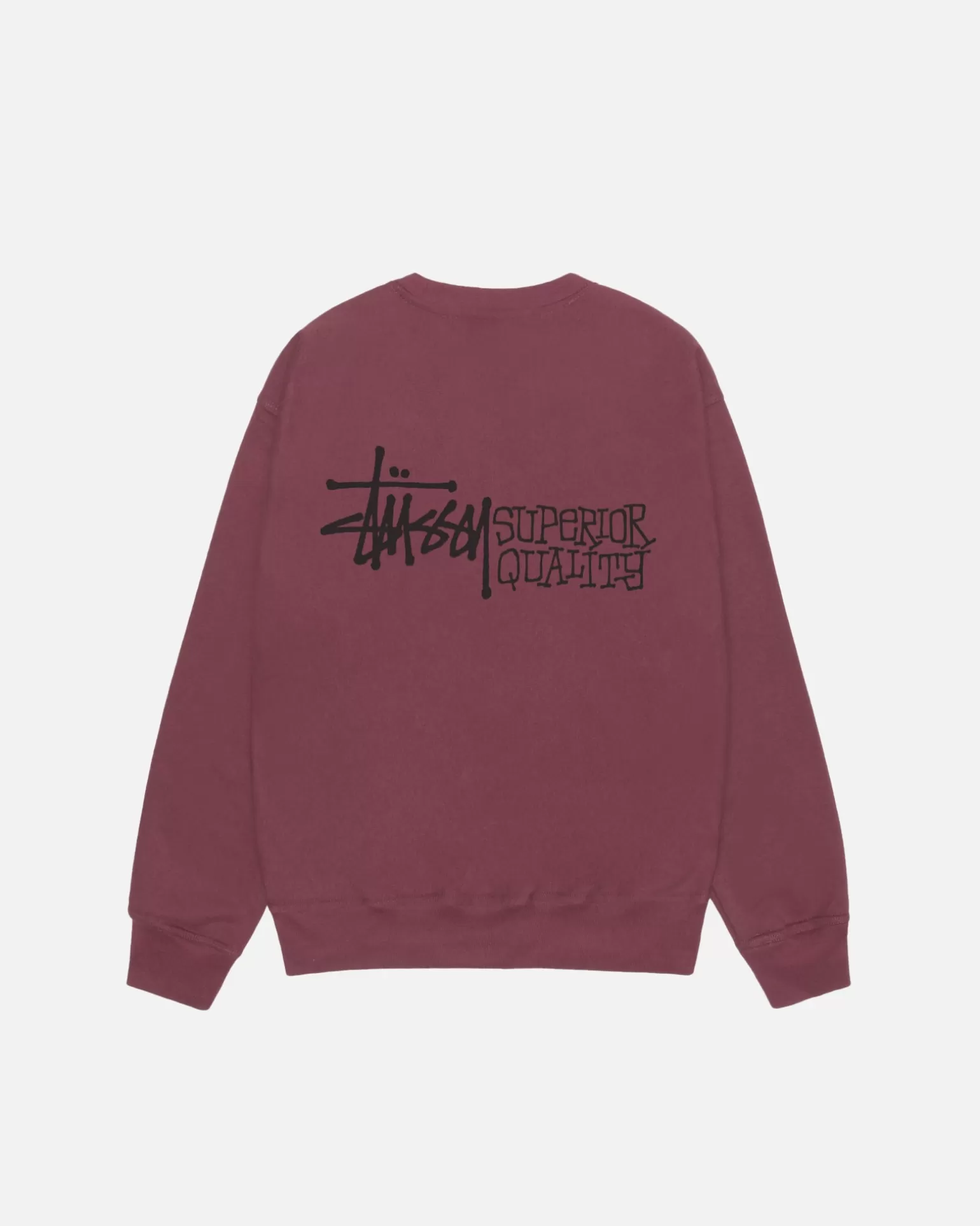 Cheap Stüssy SUPERIOR QUALITY CREW Oxblood