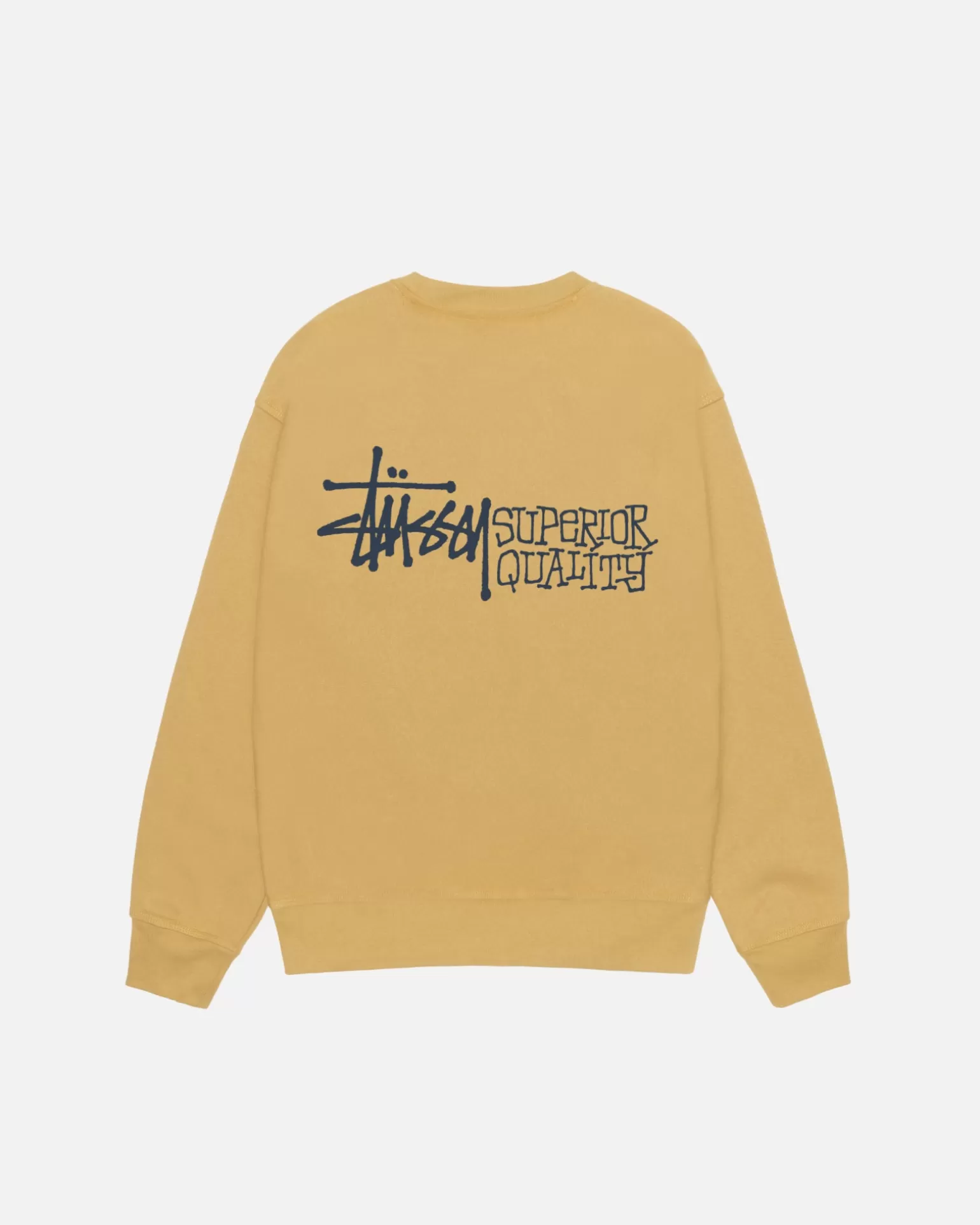 Sale Stüssy SUPERIOR QUALITY CREW Curry