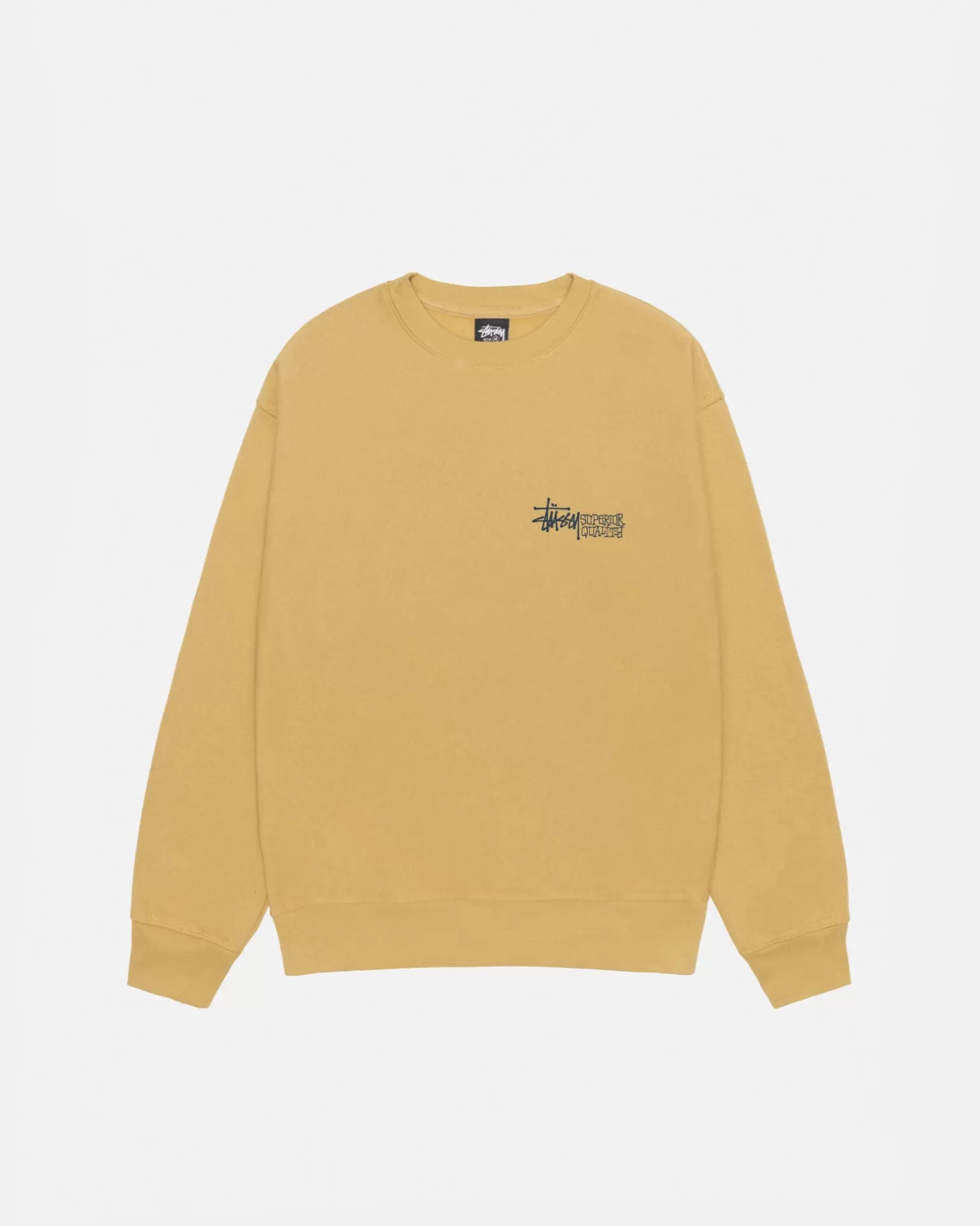 Sale Stüssy SUPERIOR QUALITY CREW Curry