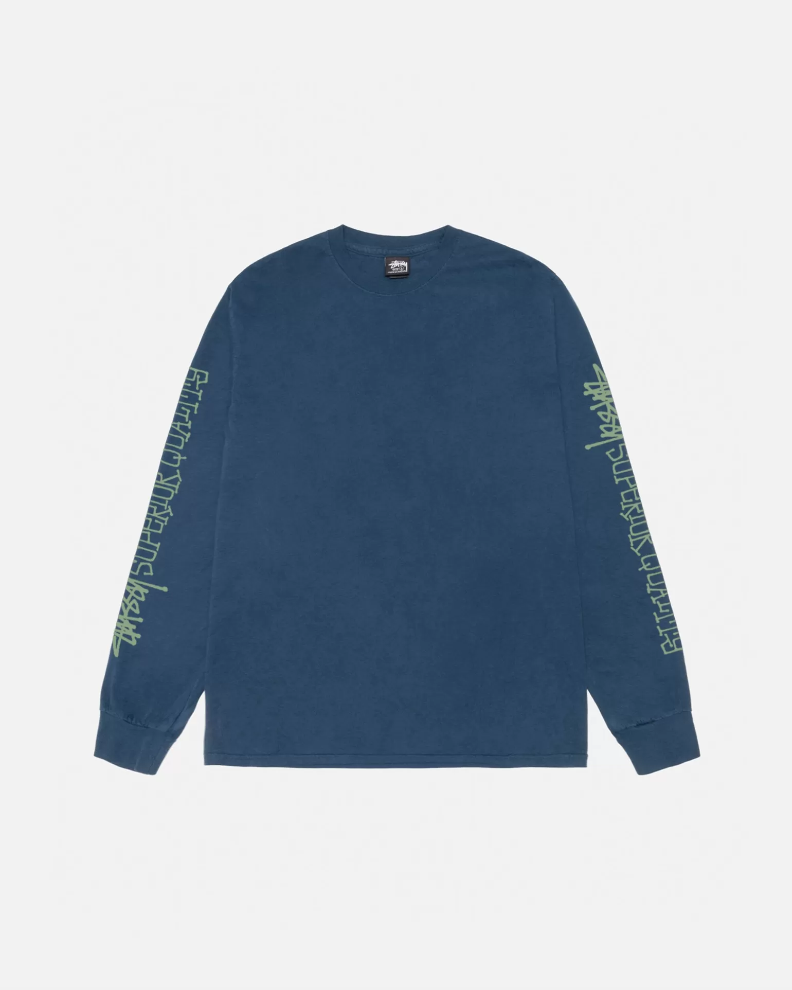 Hot Stüssy SUPERIOR QUALITY LS TEE PIGMENT DYED Navy