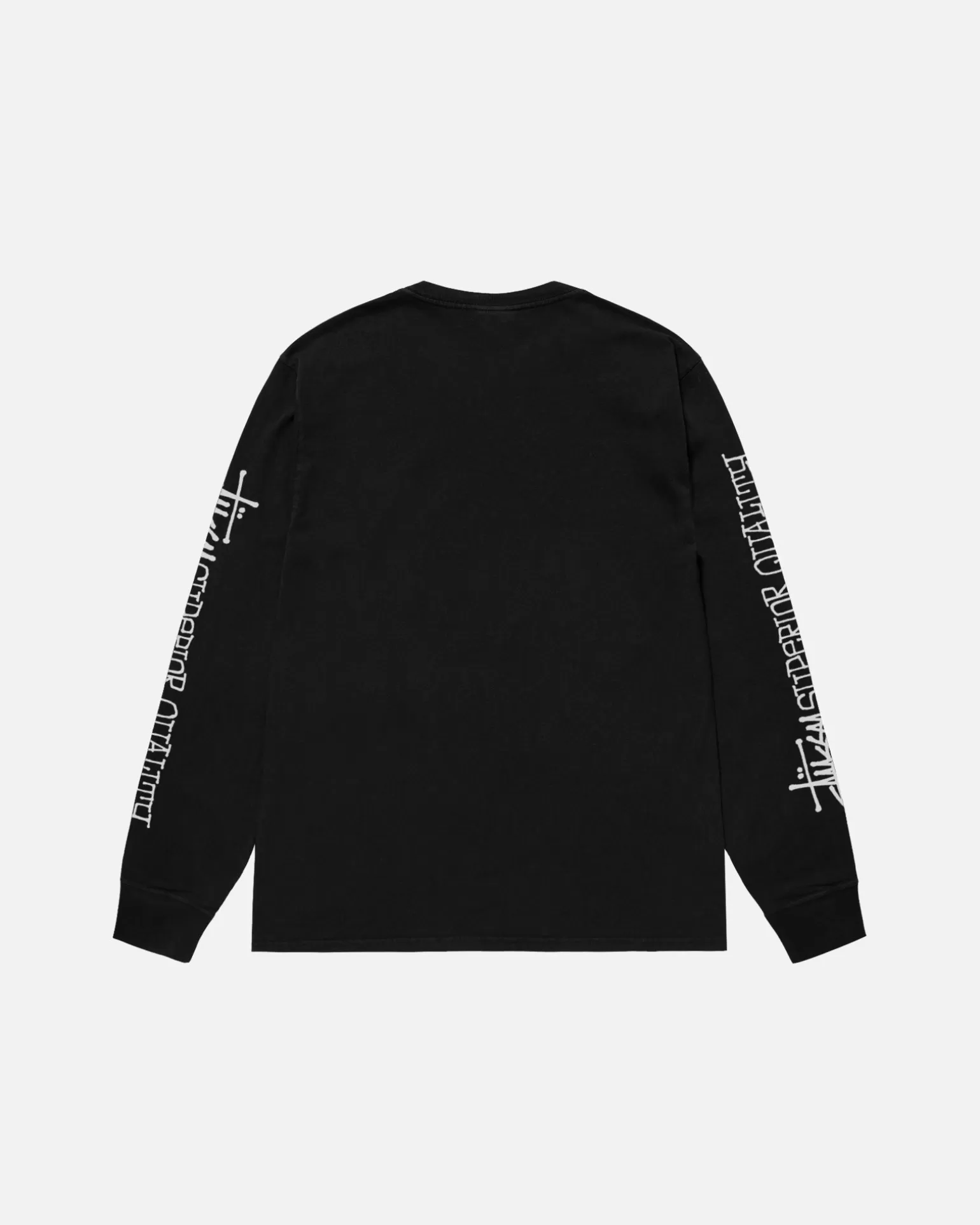 Best Stüssy SUPERIOR QUALITY LS TEE PIGMENT DYED Black