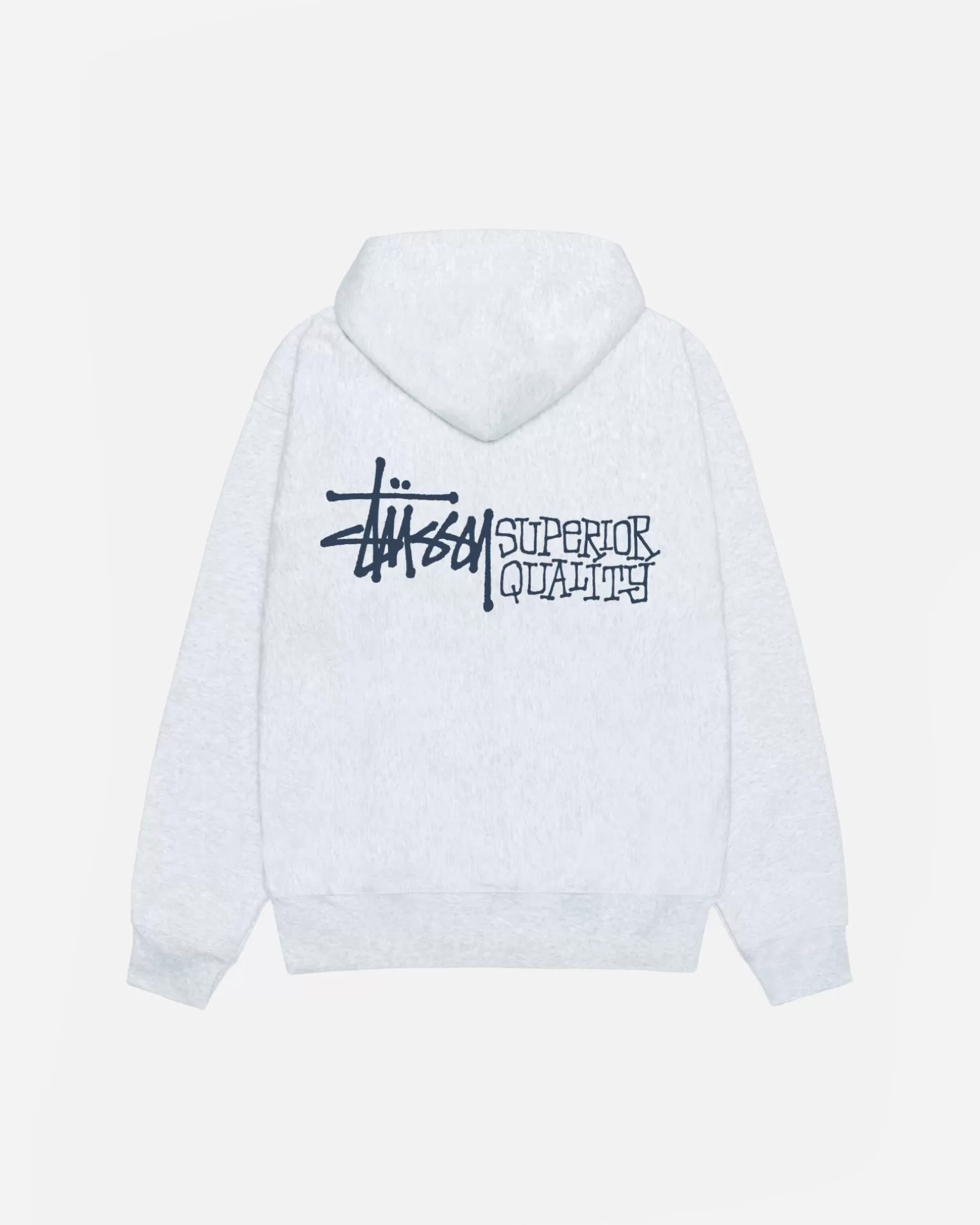 Clearance Stüssy SUPERIOR QUALITY ZIP HOODIE Ash Heather