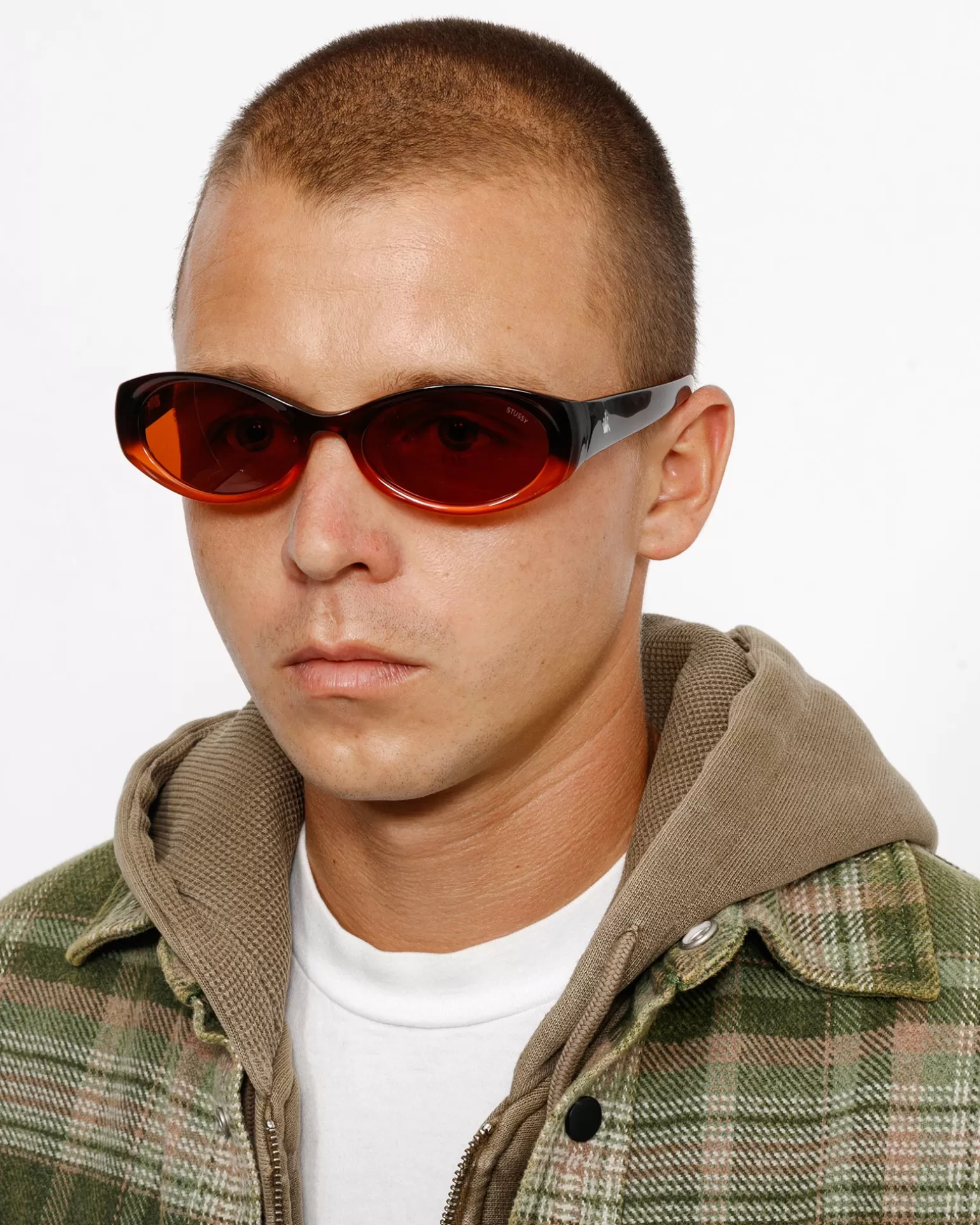 Shop Stüssy TRACY SUNGLASSES Gradient Orange/Dark Peach