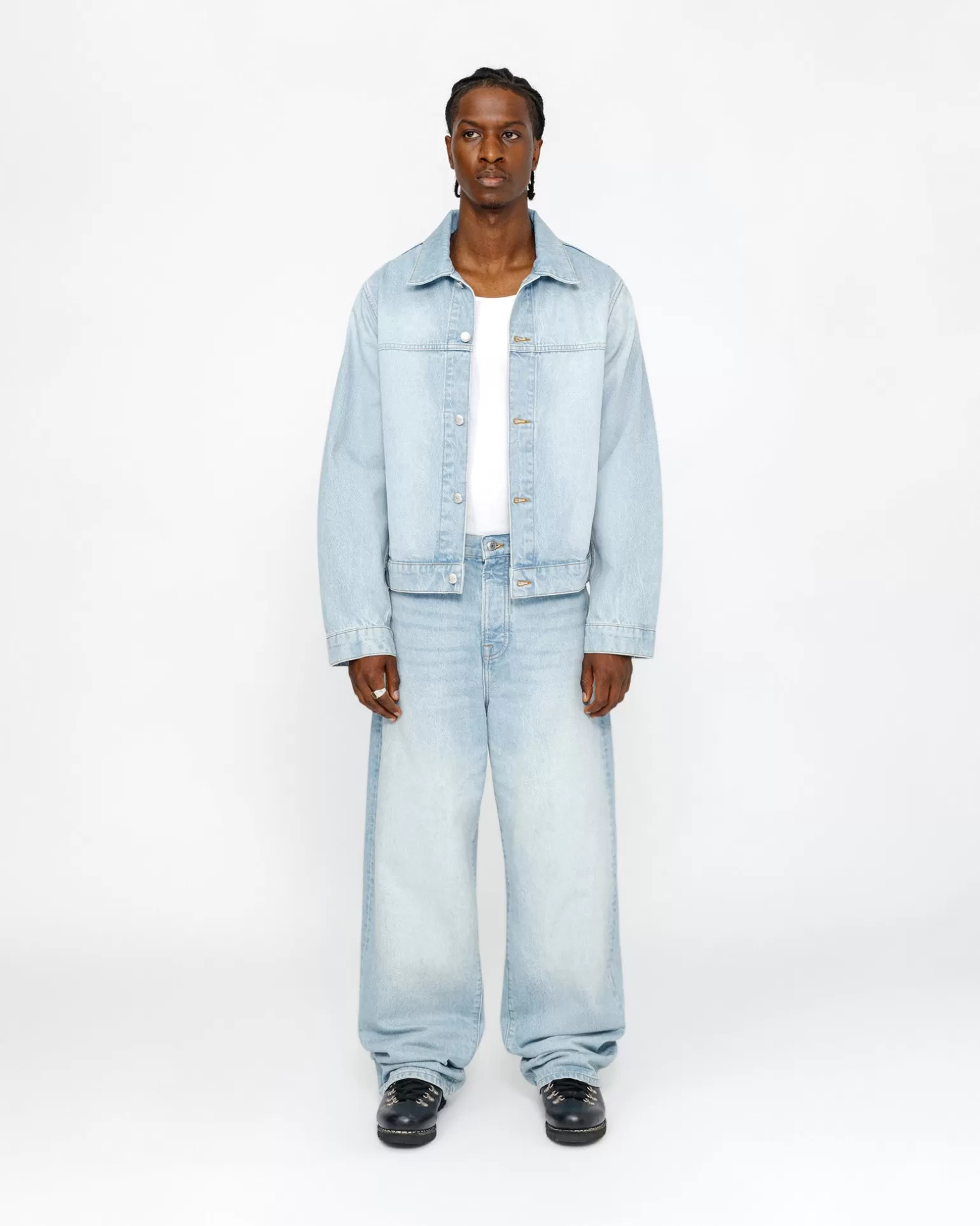 Clearance Stüssy TRUCKER JACKET DENIM Light Wash